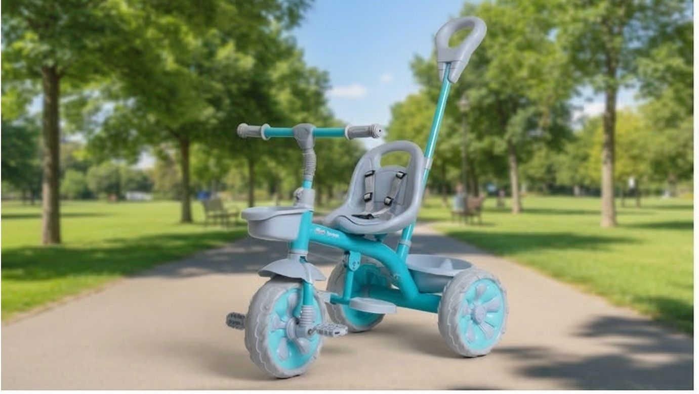 funtree SKY BLUE With Handle Tricycle-picture-18