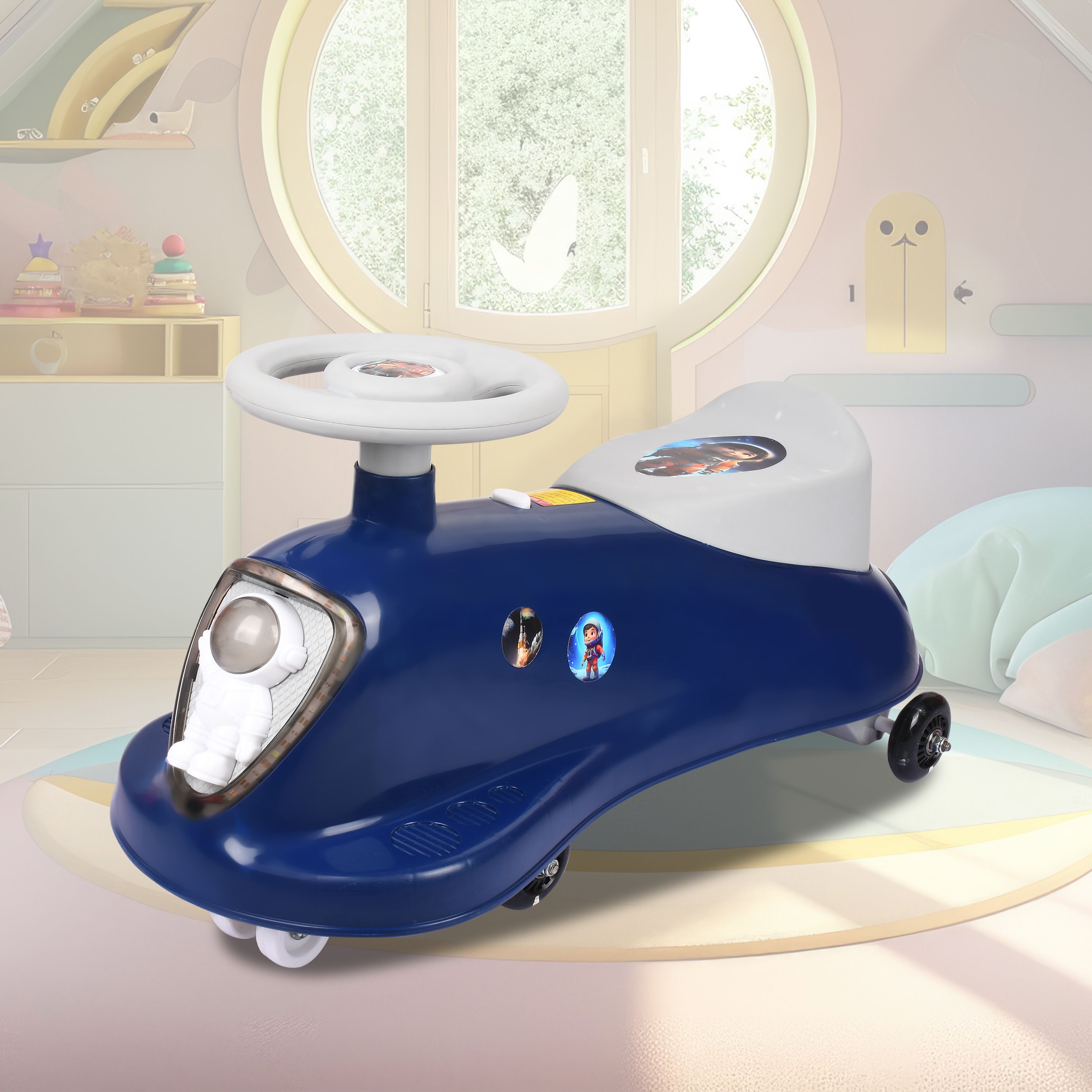 toyshoppee with Music Rideons & Wagons Non Battery Operated Ride On Car Non Battery Operated Ride On-picture-16