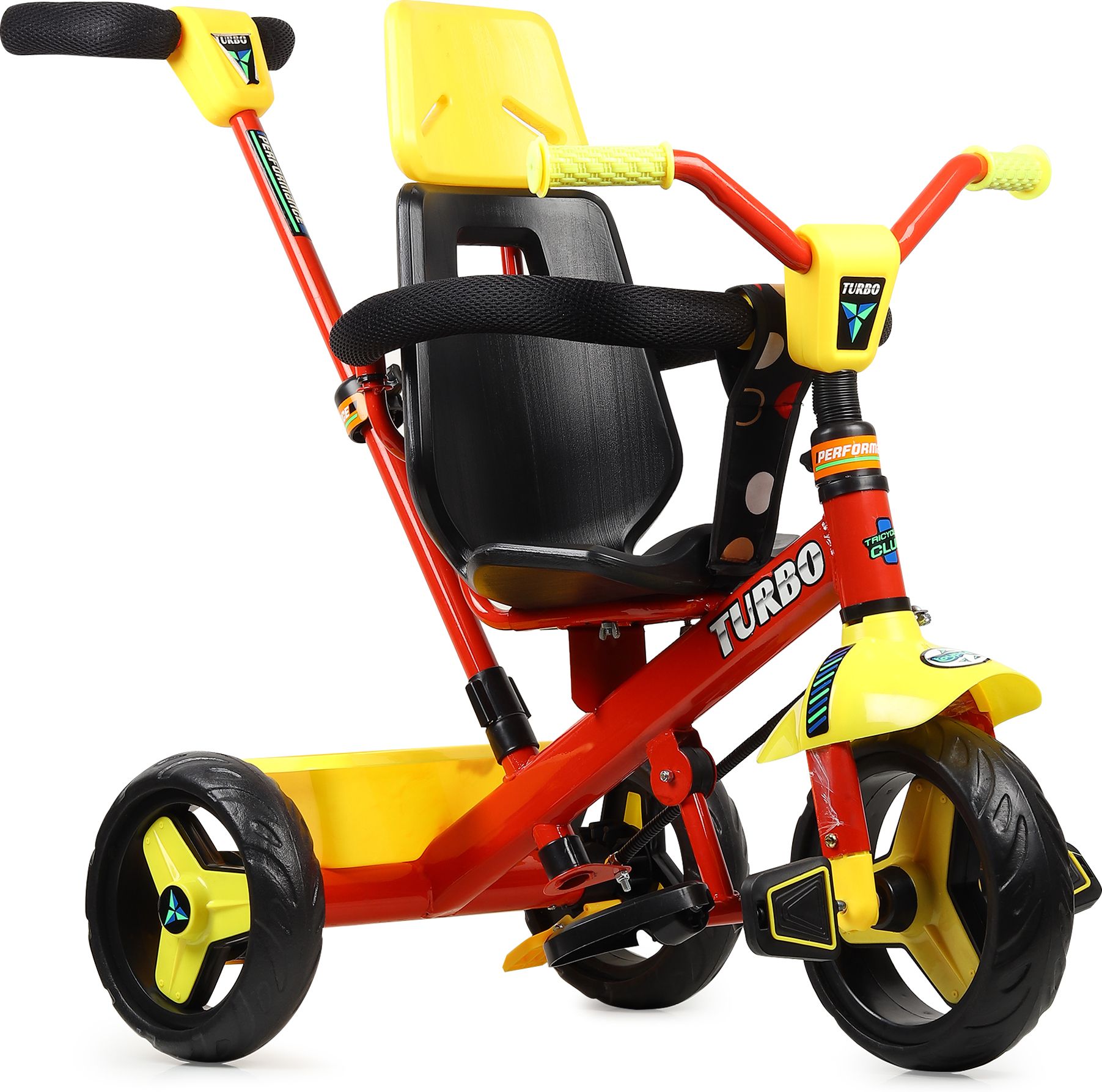 Turbo Parental Tricycle Tricycle For Kids - Safe, Sturdy, And Stylish Ride-On Toy For Kids Tricycle-image-10