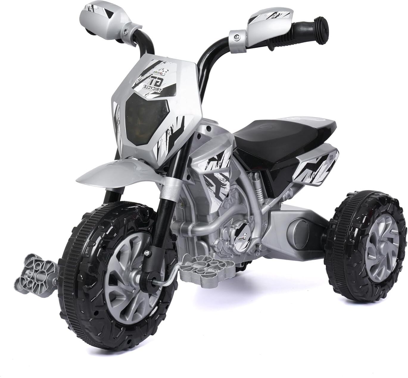 Kids Ride-On Dirt Bike Style Tricycle with Pedals & Sturdy Wheels GT-Tricycle Ride-on Dirt Bike Tricycle-image-19