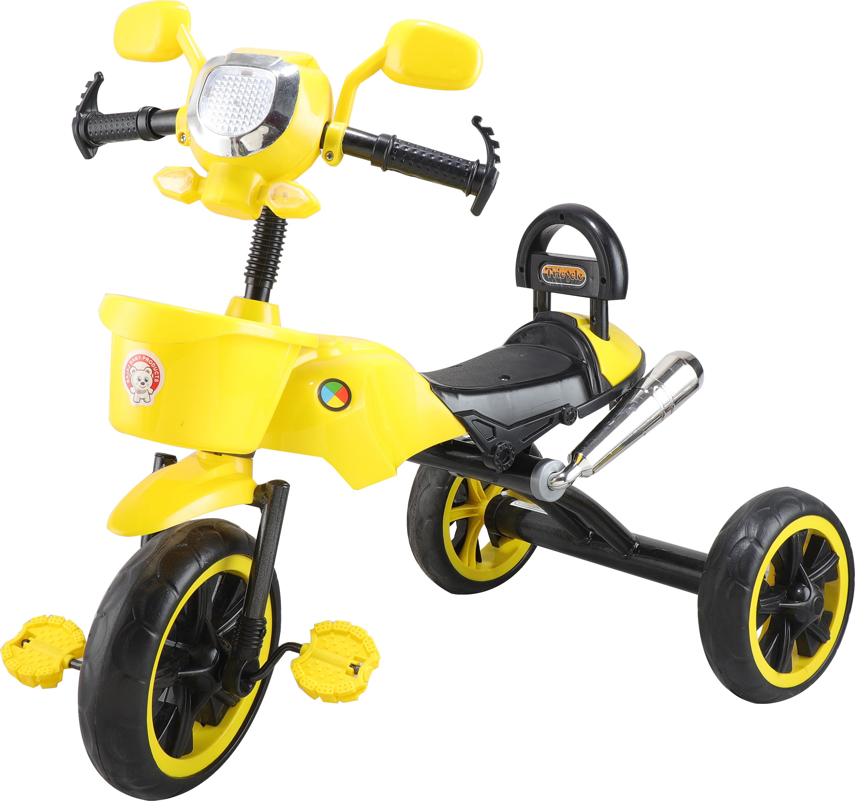 joyride Baby Bullet Tricycle | Trike for Push Ride On Bike for 2-5 Year | Boys and Girls Kids | Birthday Gift for Baby Tricycle | Kid Cycle with LED Light, Musical Tricycle-picture-38