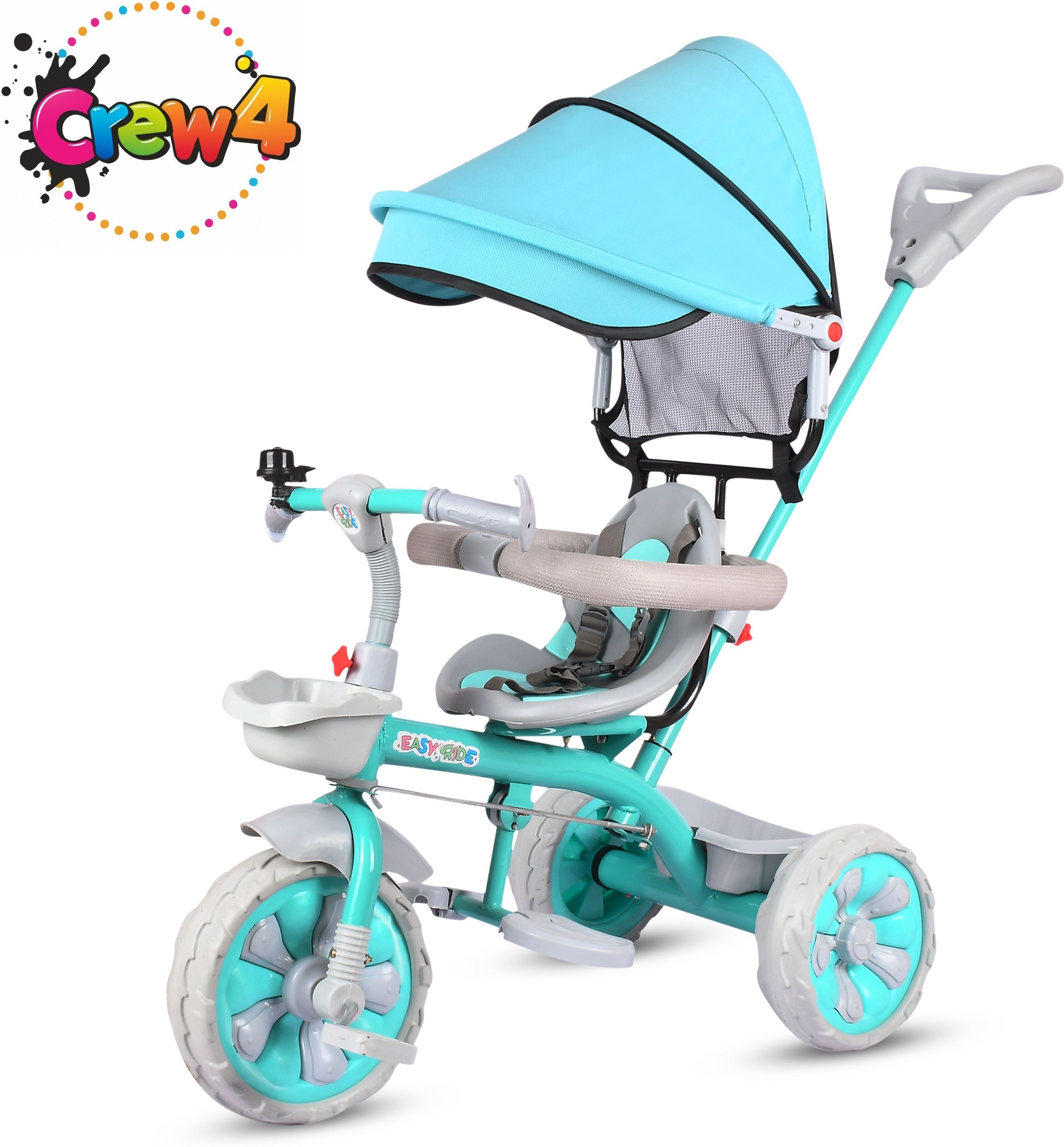 Tricycle with Canopy and Parental Handle 2 to 5 years DVPOT-13B Tricycle-image-43