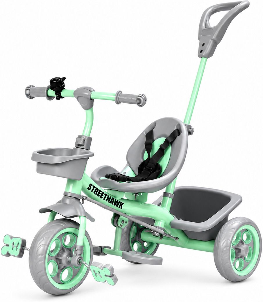 Bloom Prime Baby Tricycle with Adjustable Parent Handle & Rear Storage for Kids SH-BP001 Tricycle-image-0