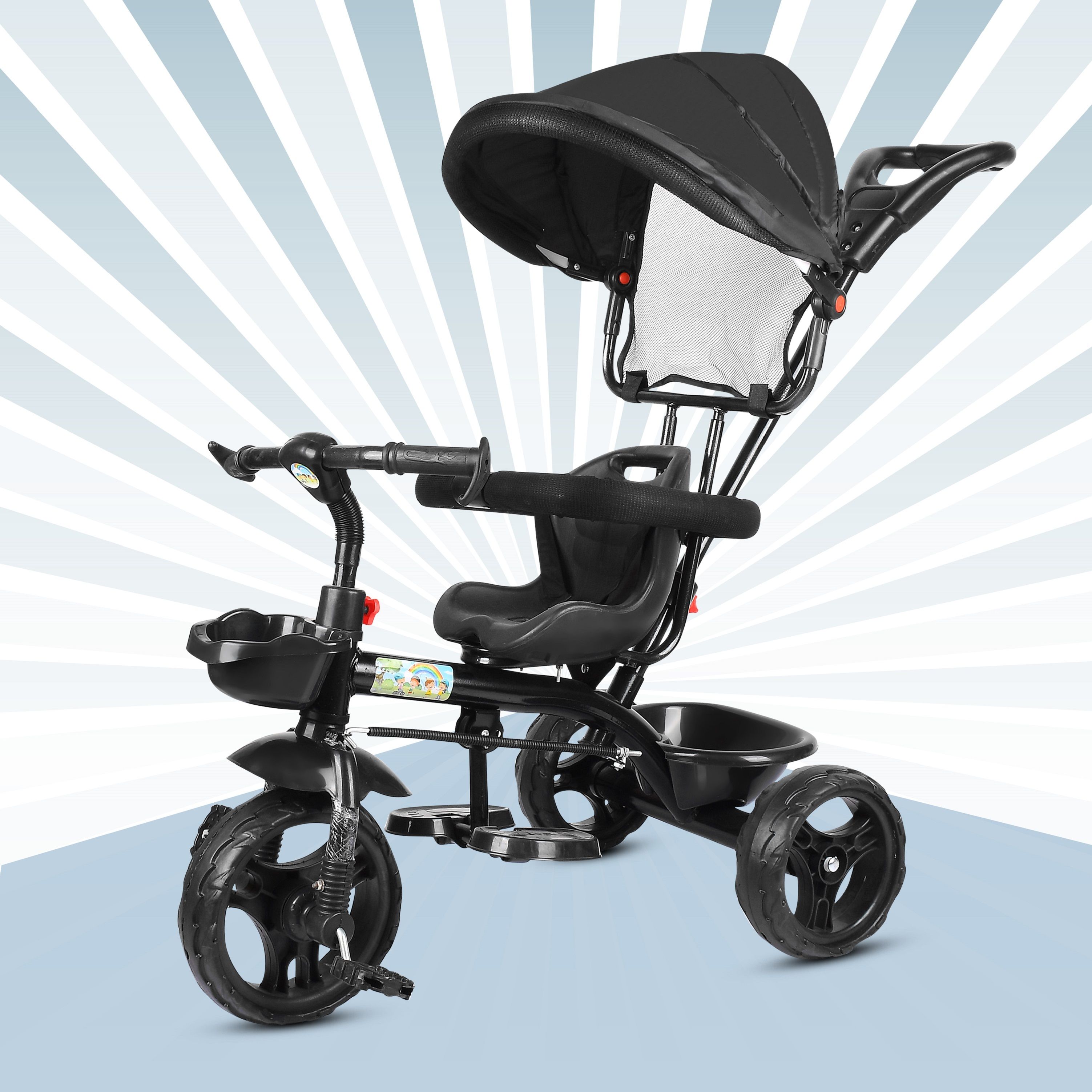 Tricycle with Canopy For Ages (1–5 years) CAT CANOPY BS Tricycle-image-20