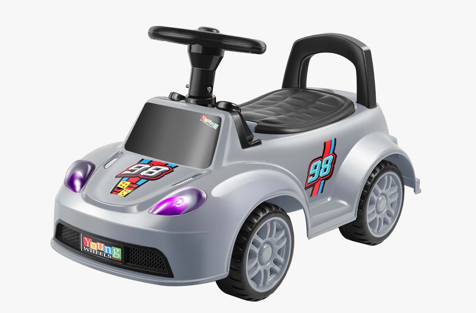 maskeen Kids Ride On Car for Toddlers with Steering Wheel & Backrest Tricycle-picture-34