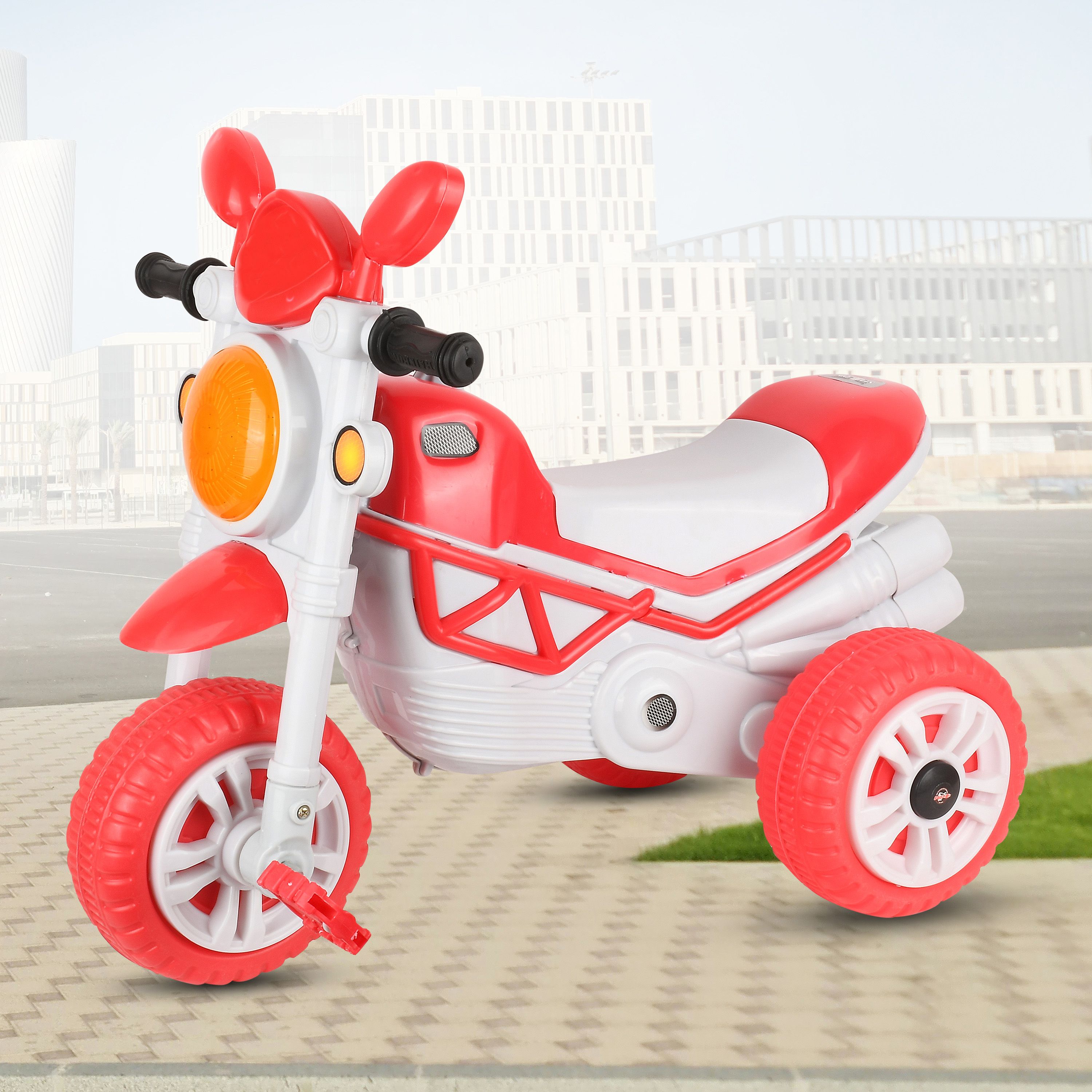 duggi muggi Mini Bullet Tricycle for Kids,Smart Plug n Play Kids Ride on TRICYCLE BULLET RED Tricycle-picture-29