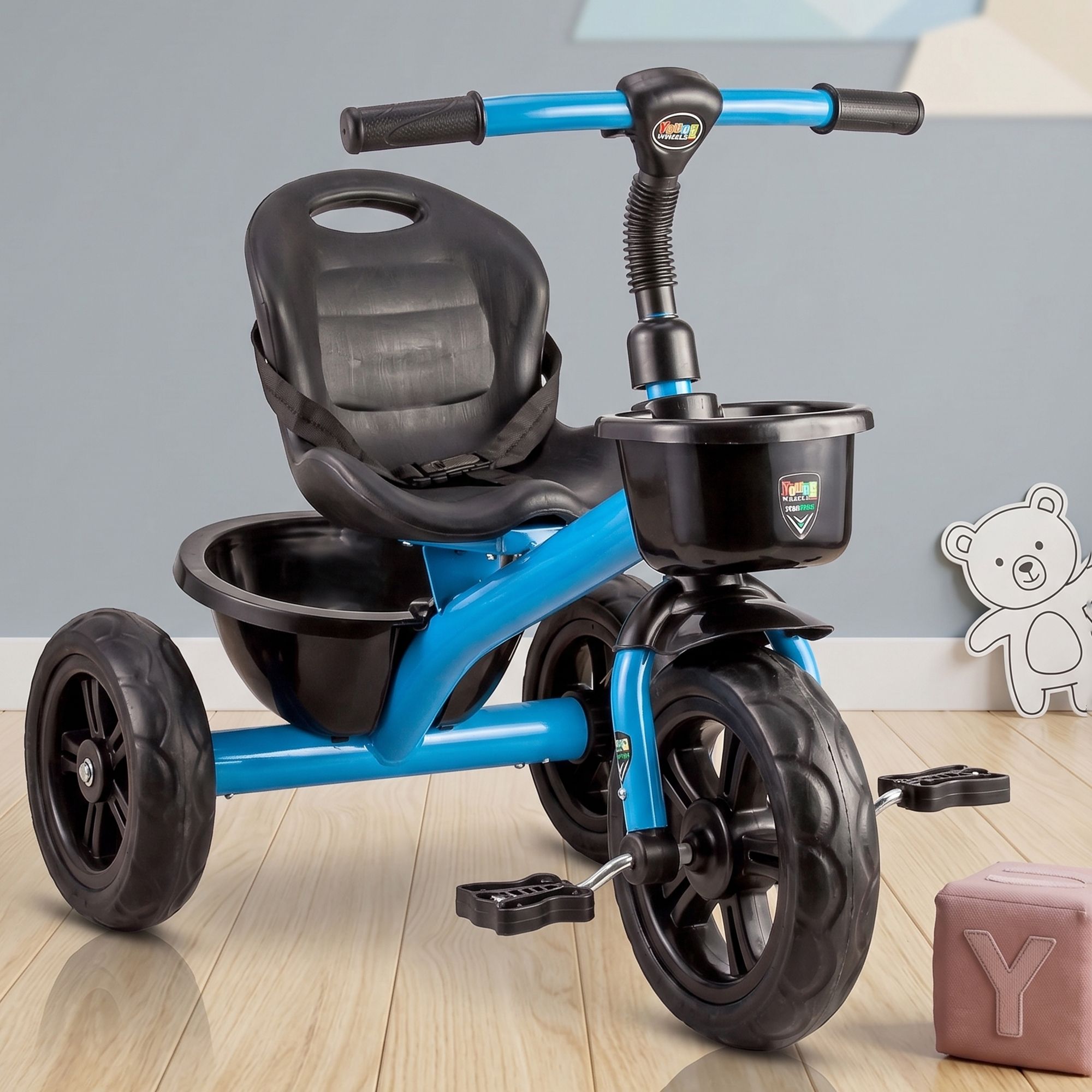 Tricycle for Kids 3 Wheel Bicycle Tricycle Blue 1 Tricycle-image-19