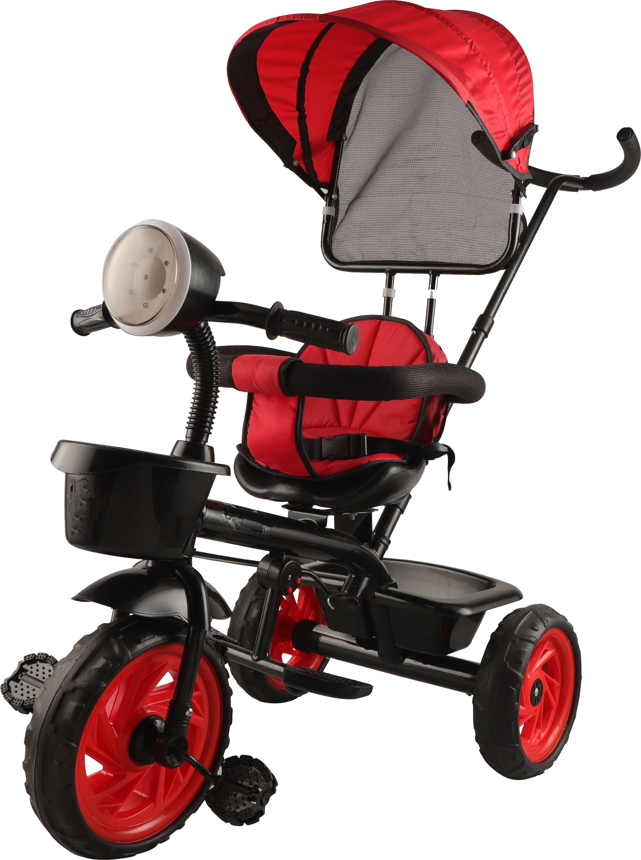 Stroller Pro Music And Light Tricycle| For Kids Trike |Tricycle with Canopy for Kids| Boys|Girls Age Group 2 to 5 Years Tricycle-image-40
