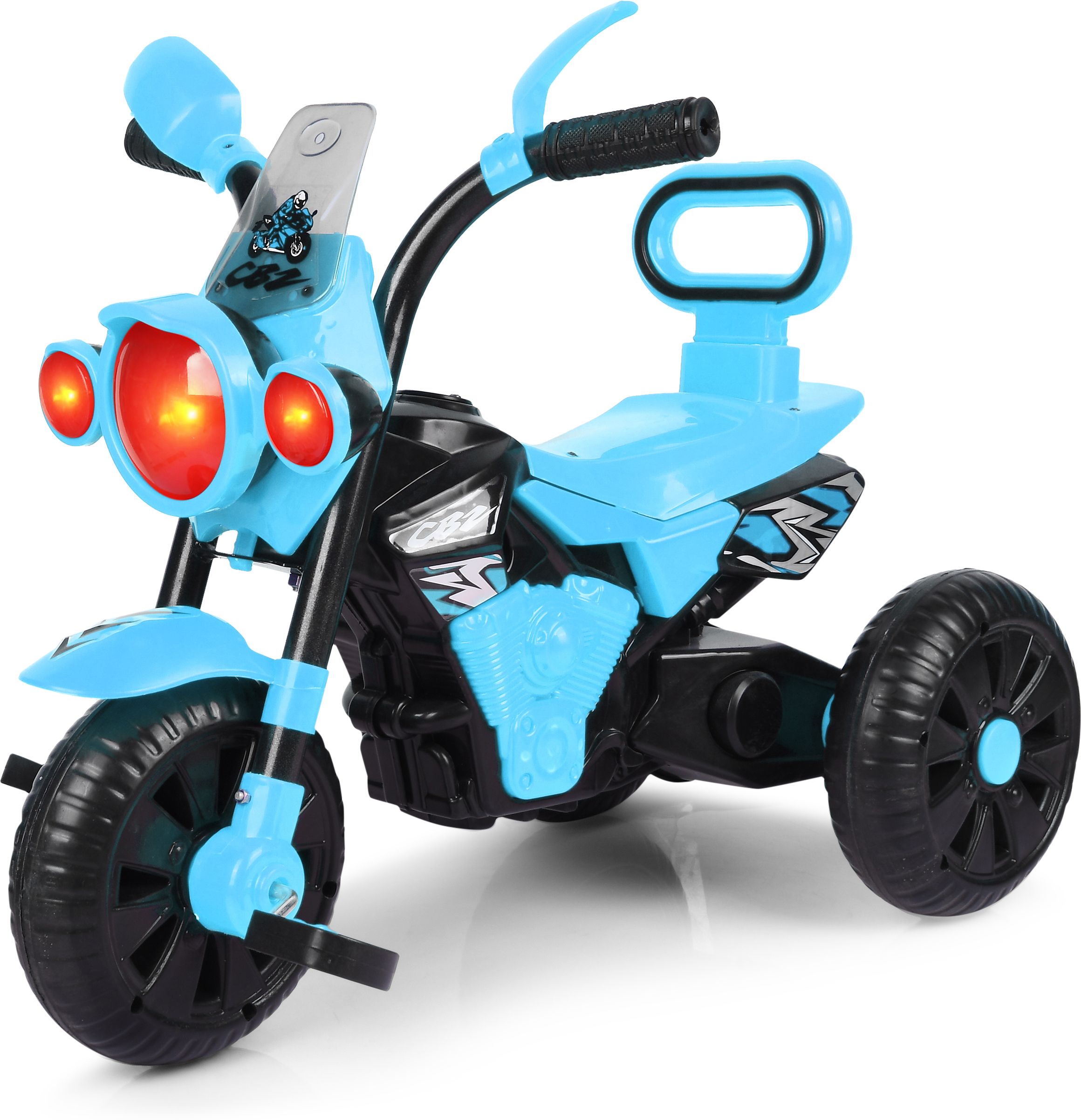 tricycle Ride-on for 2-6 Years Baby Boy & Baby Girl Baby Primum Bullet With Music,Light Comfortable Seat Tricycle-image-5