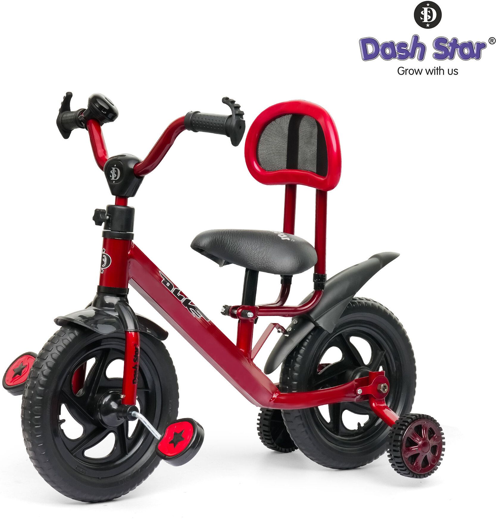 Duke Pedal Tricycle | Bell Soft Seat | Backrest Smooth Wheels Kids Tricycle Outdoor Playing Kids Tricycle-image-26