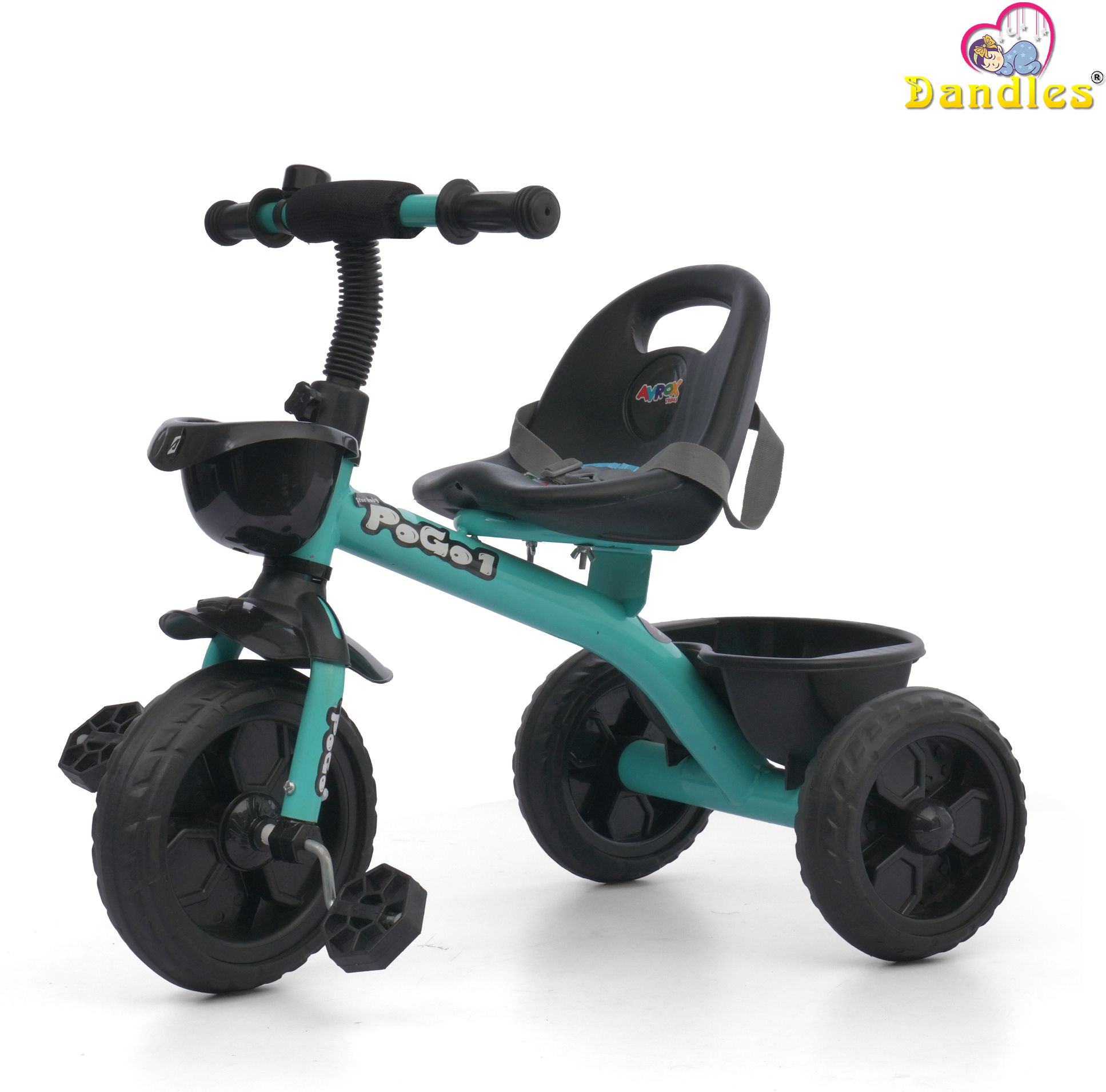 dandles Pogo Kids Tricycle, Comfortable Seat & Backrest With Safety Belt Pogo Kids Tricycle, Comfortable Seat & Backrest 2 to 5 Year Tricycle-picture-20