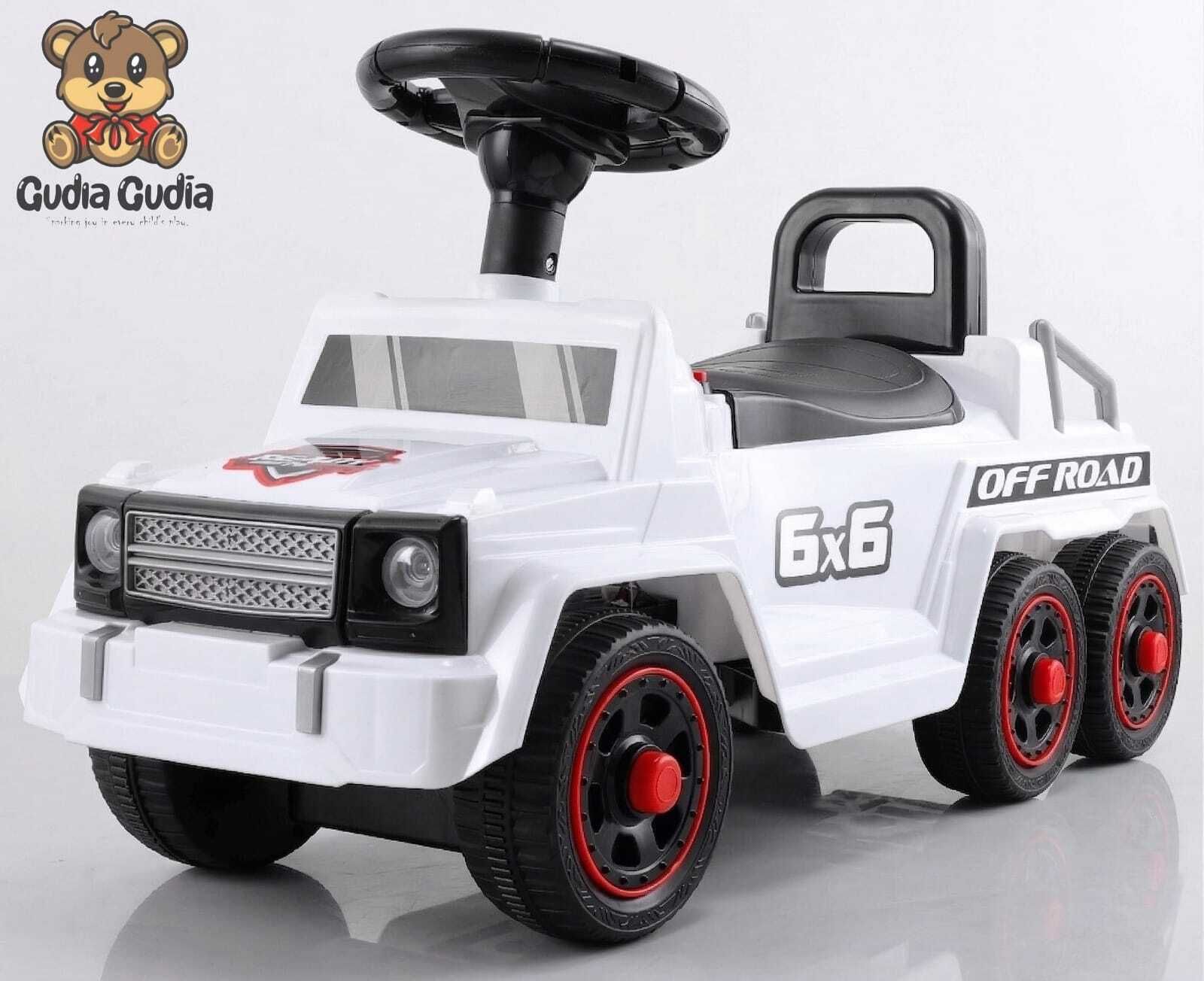6x6 Off-Road Manual Push Ride-On Jeep with Music & LED Lights for Kids J P 3004 Tricycle-image-48