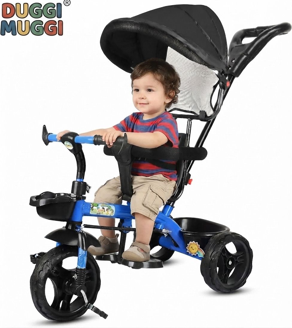 Premium Baby Cycle,Sefty Belt,Storage Basket Canopy for Kids Tricycle Tricycle-image-22