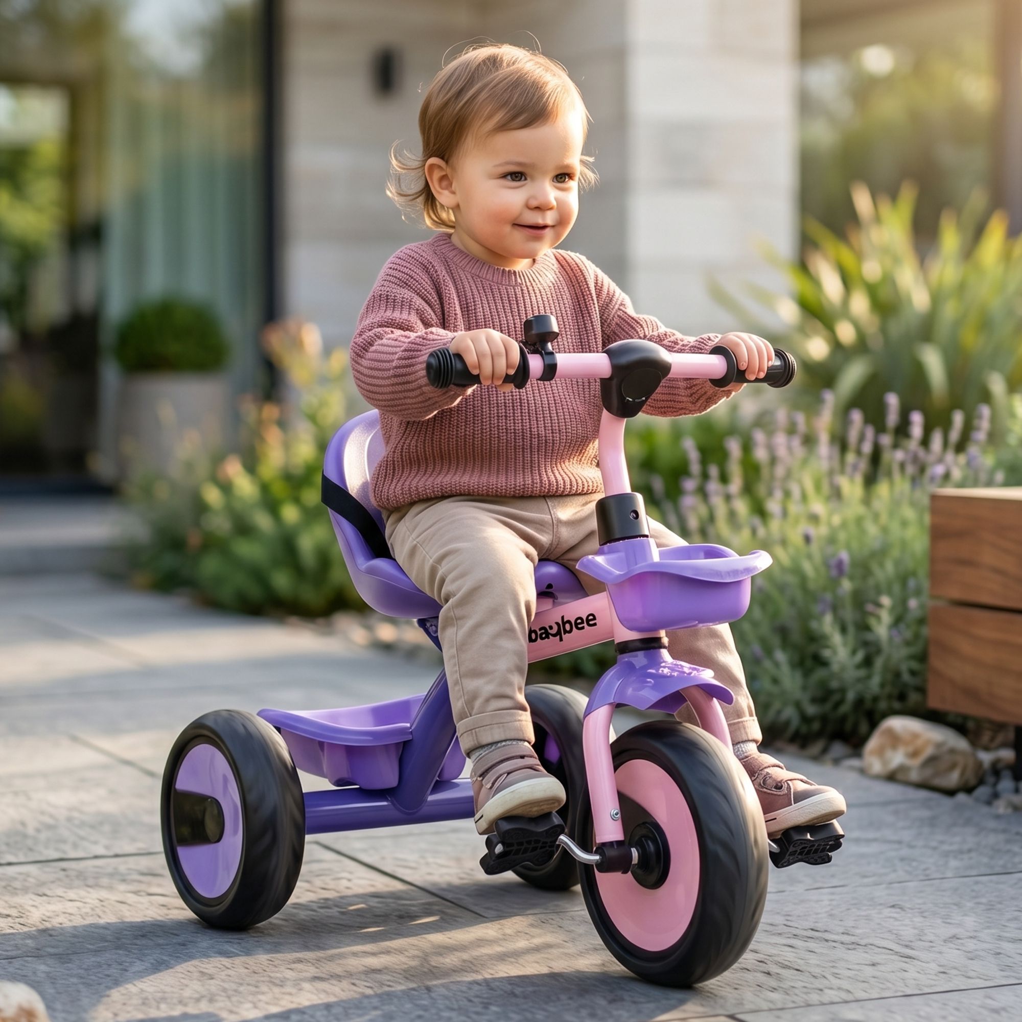 baybee Baby Tricycle for Kids | Plug & Play Kids Cycle with Safety Belt & Front BDTC07 Tricycle-picture-15