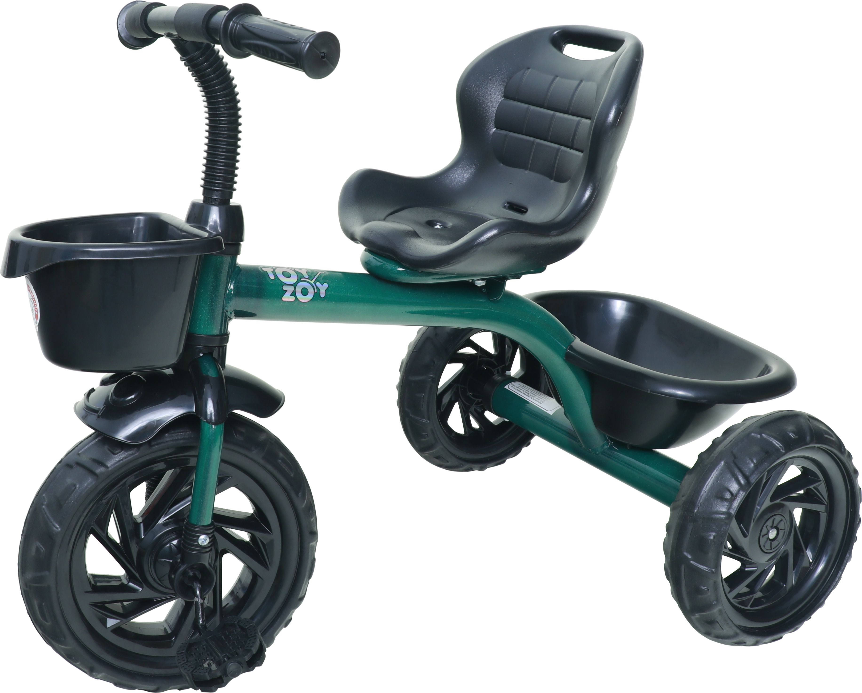 Tricycle With Dual Storage Basket for Kids|Boys|Girls Age Group 2 to 6 Years Model_TZ 0001_Stylish Comfort Tricycle-image-35