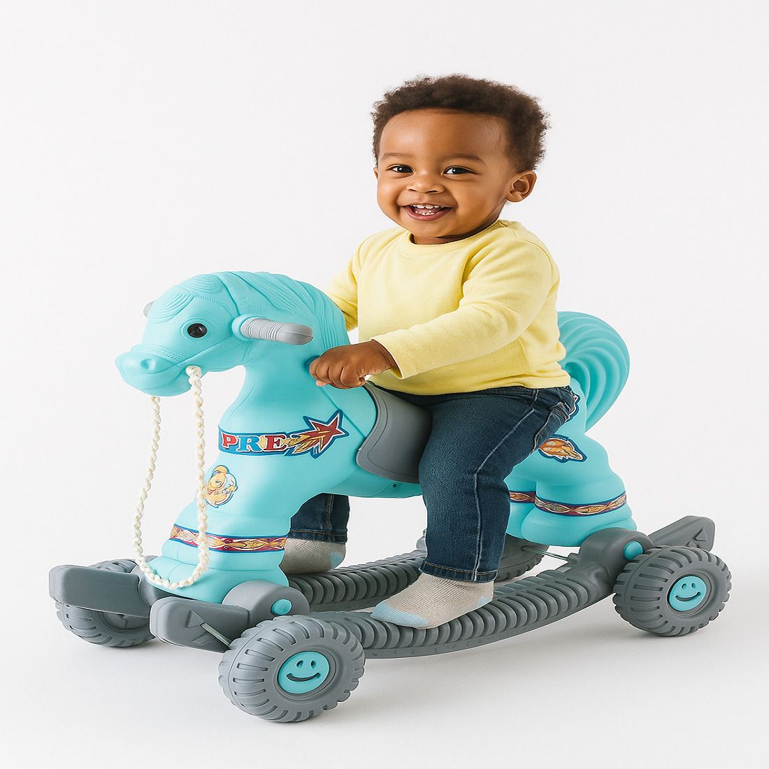 toyprofessor Baby Horse Rider and Rocker Boy Girl Unisex Playtime Fun for Kids 1-3 Years ride on toy for kids Tricycle-picture-18