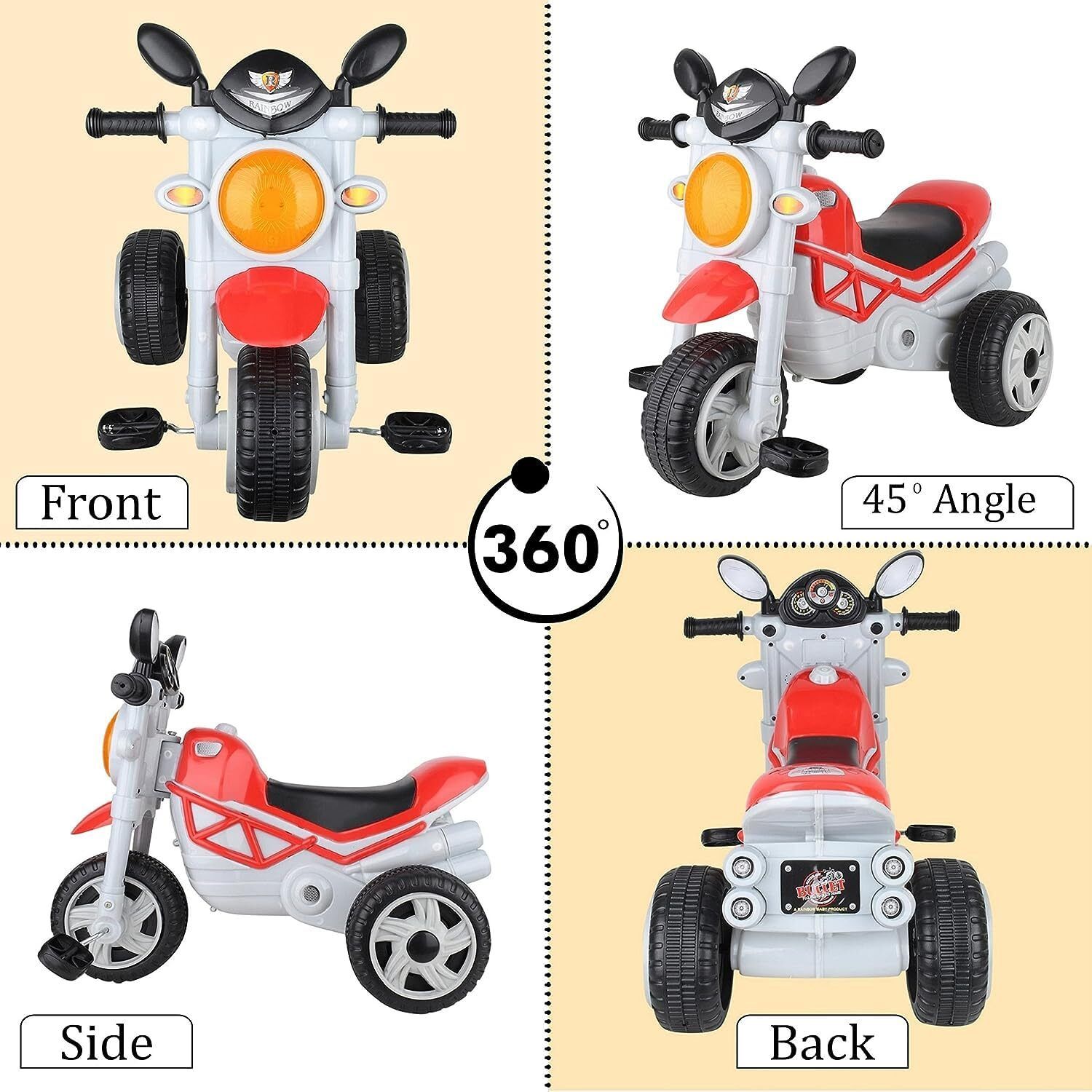 baby tone Bike Non Battery Operated Ride On-picture-25