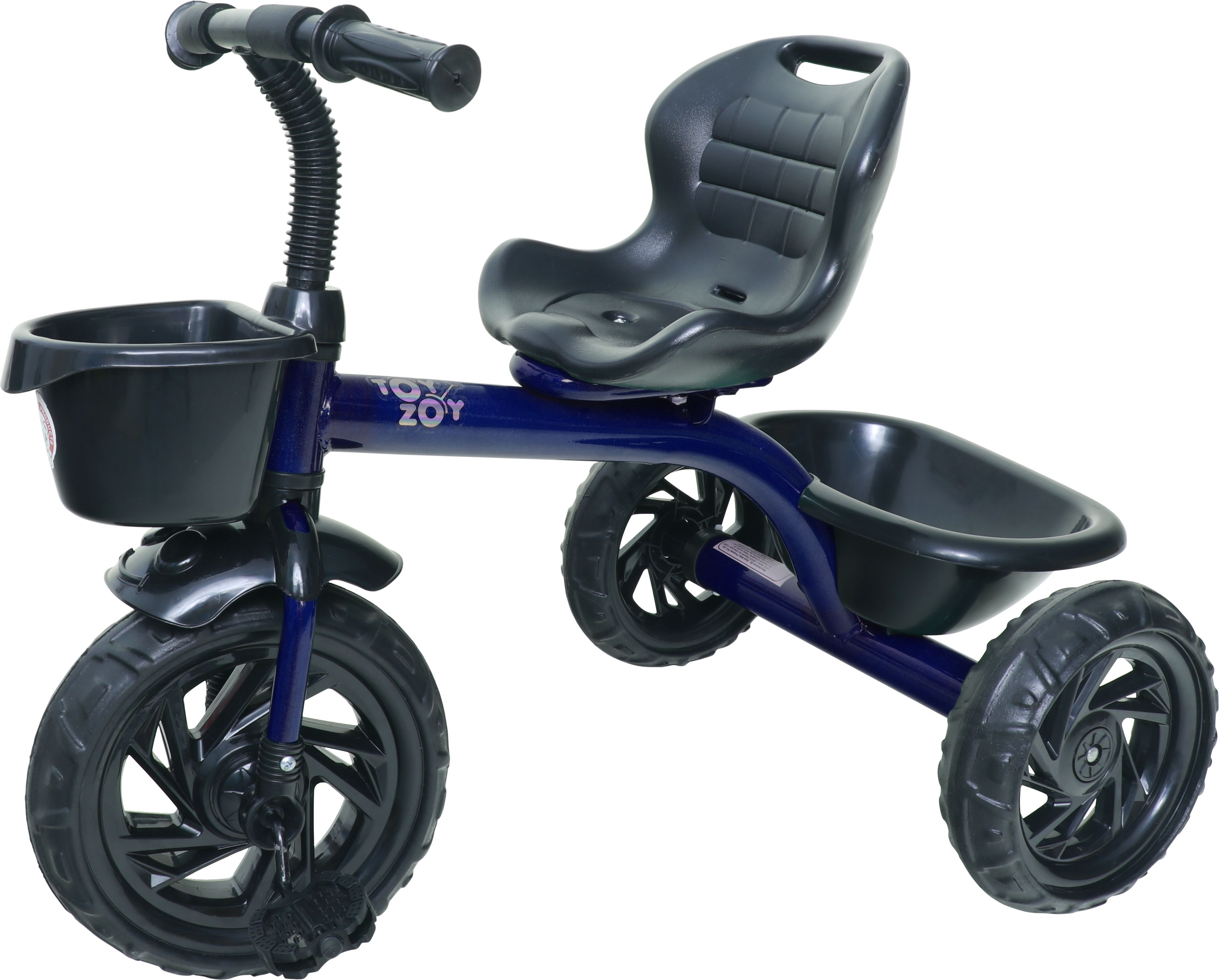 Tricycle With Dual Storage Basket for Kids|Boys|Girls Age Group 2 to 6 Years Model_TZ 0001_Stylish Comfort Tricycle-image-34