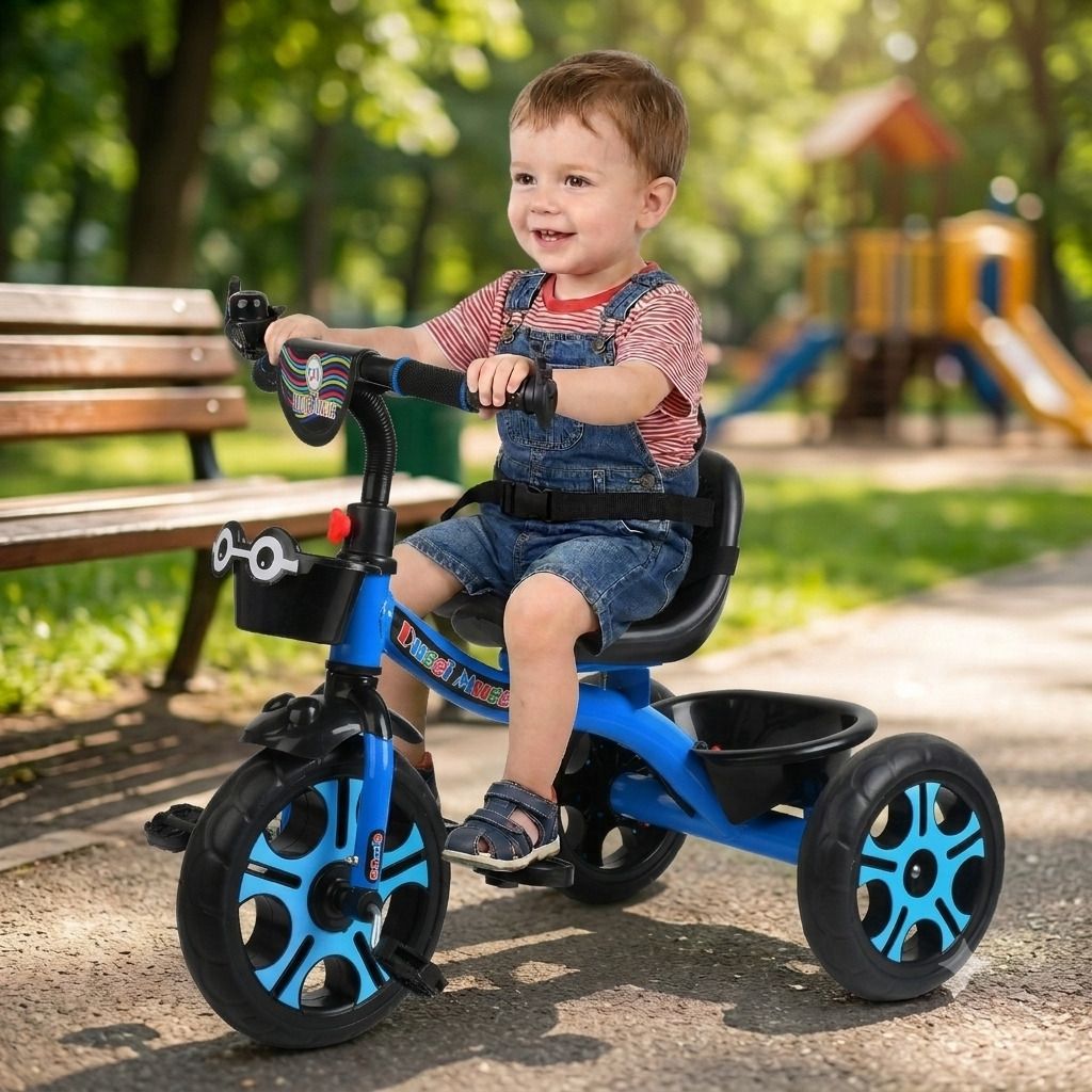 Tricycle with seat belt, Storage Basket and Safety Comfort Seat with Seat Belt Tricycle Tricycle-image-27