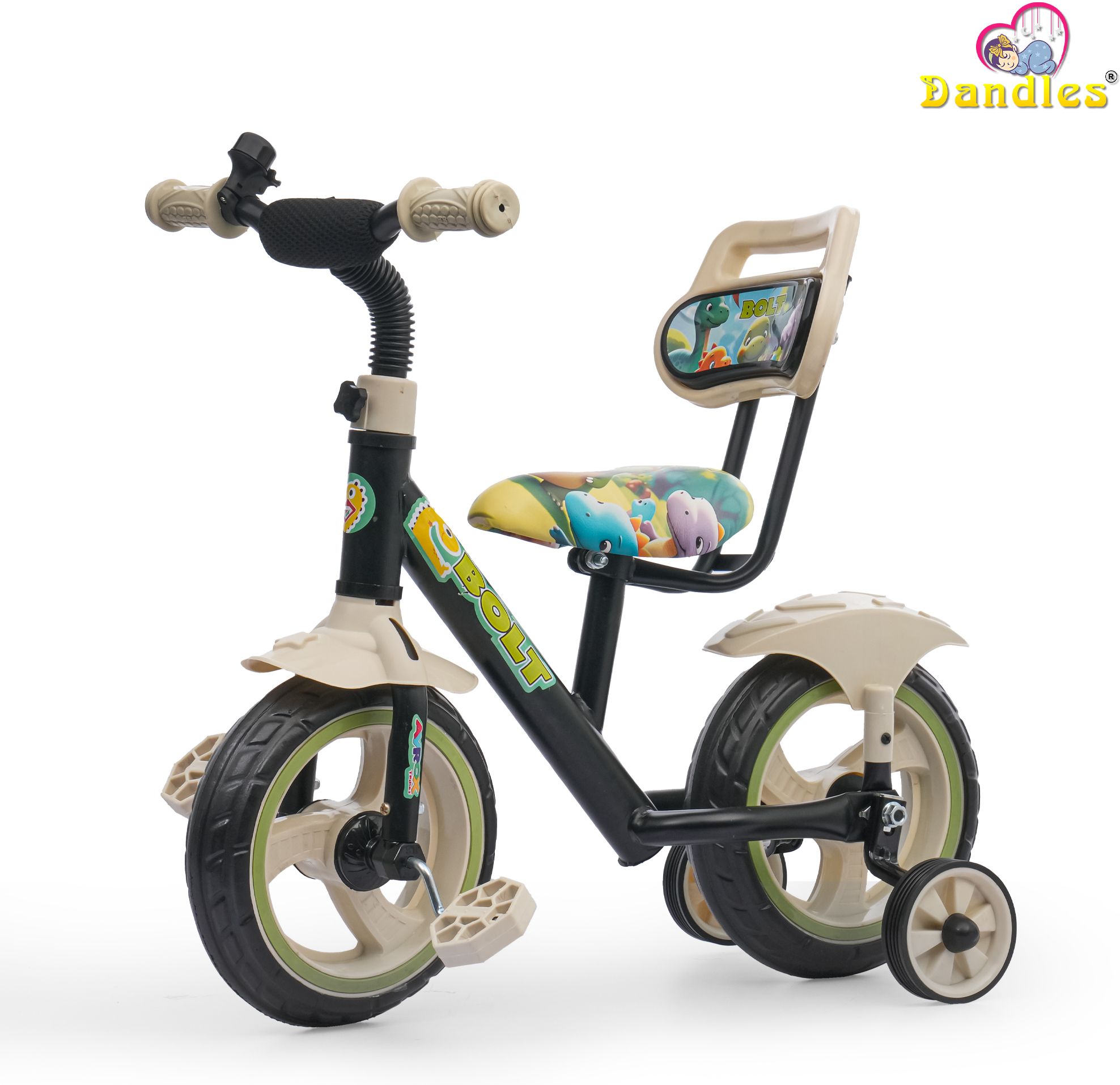 dandles Bolt Kids Tricycle with Training Wheels, Comfortable Seat & Backrest Bolt Kids Tricycle with Training Wheels, Comfortable Seat & Backrest 2 to 5 Year Tricycle-picture-11