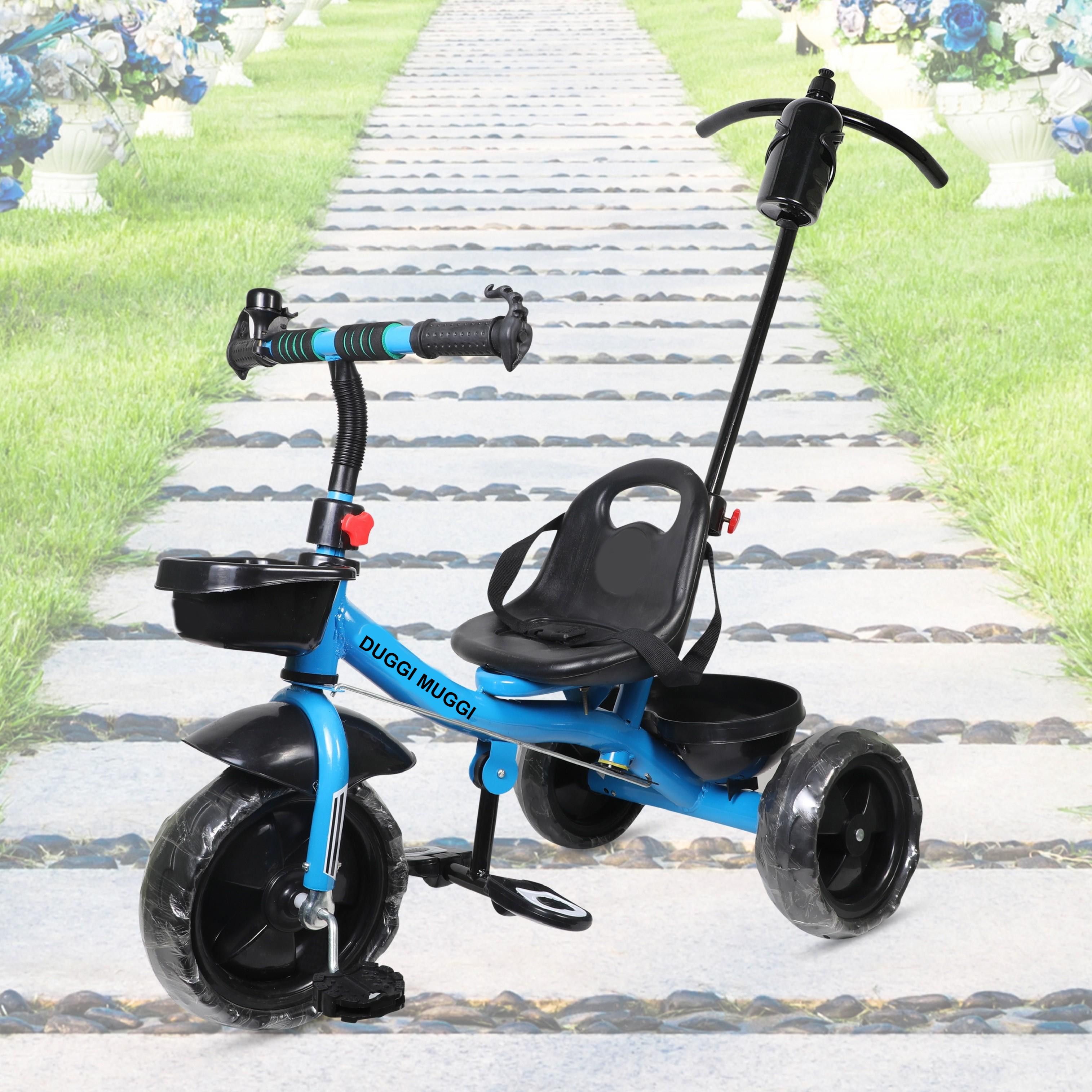 duggi muggi GOOD QUALITY BABY TRICYCLE WITH BASKET AND PARENT HANDLE BEST TRIKE IN ONLINE MARKET Tricycle-picture-13
