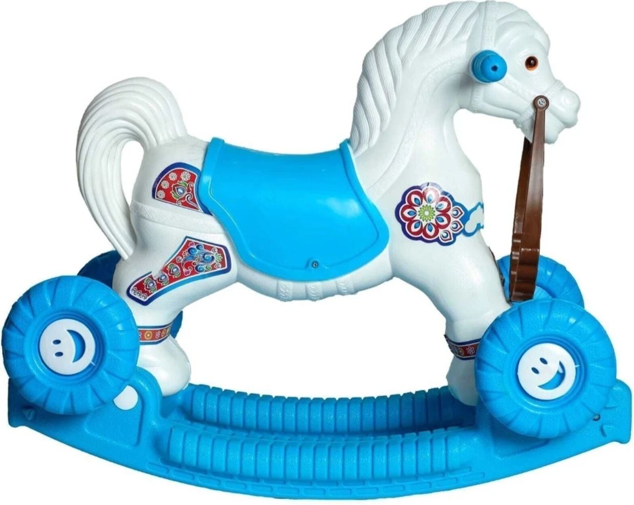 playway 2 in 1 Rocking Horse Ride-On Toy for Toddlers with Wheels-picture-28
