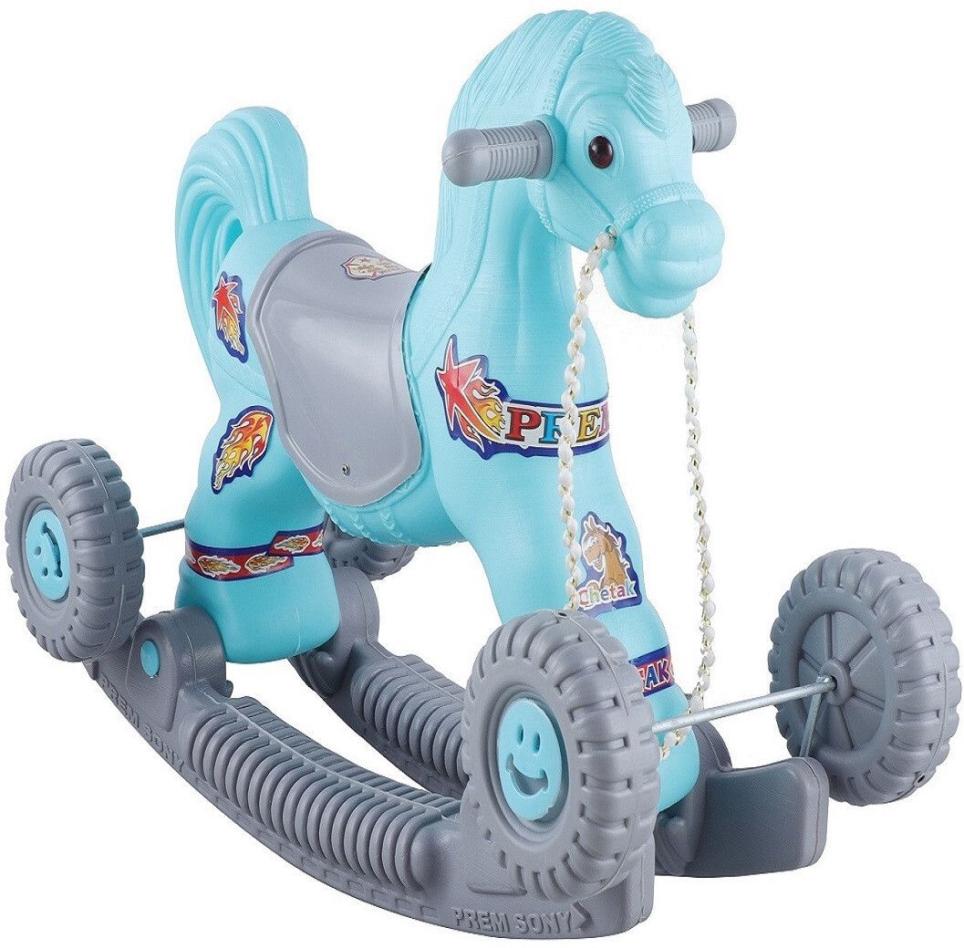 toyprofessor Baby Horse Rider and Rocker for child Age 1-3 Birthday Gift for Kids ride on toy HORSE RIDING-NEVY BLUE Tricycle-picture-21