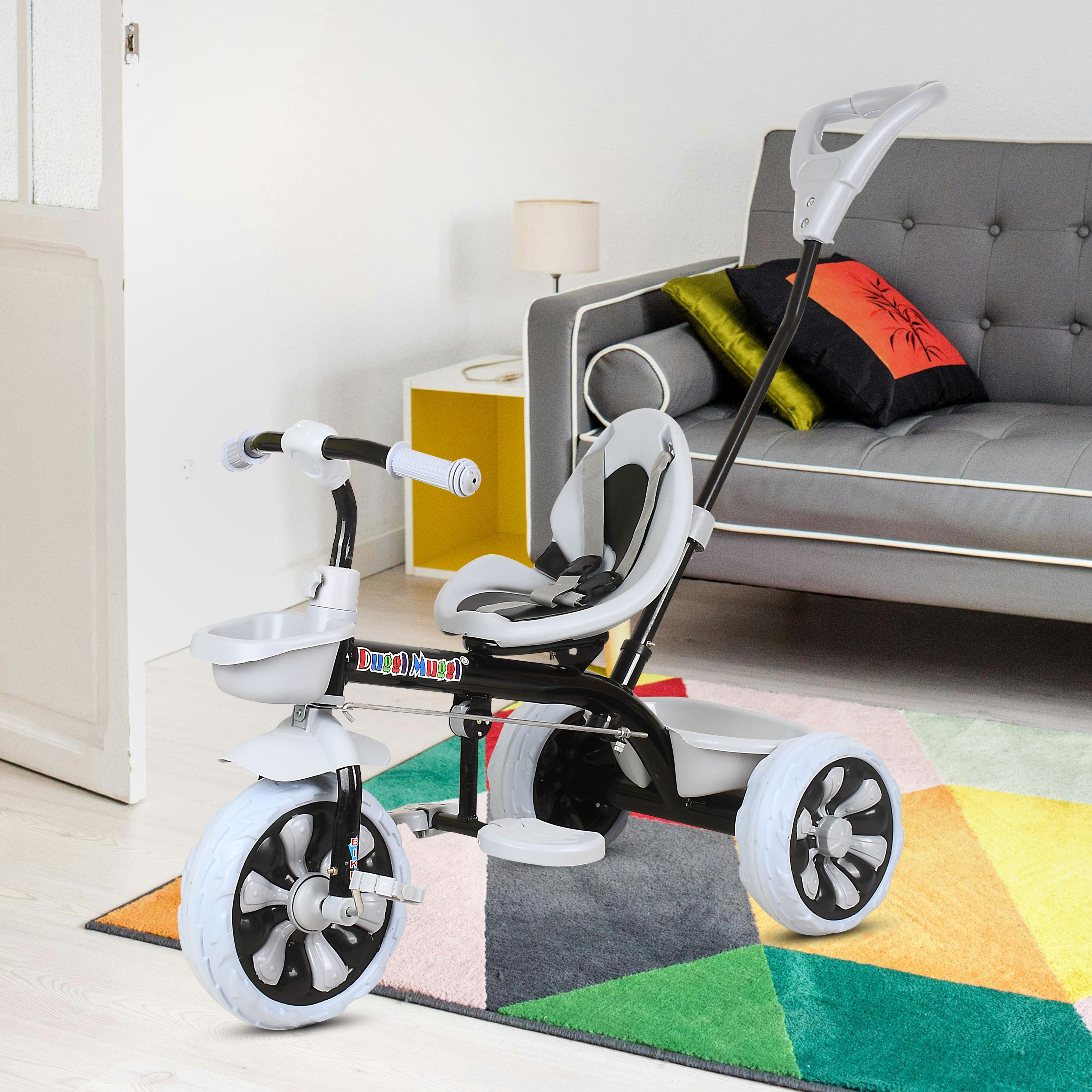 toyshoppee kids tricycle with Rubber Wheels/Baby Tricycle, Cycle for Kids, kids cycle for age 1,2,3,4,5 Years Tricycle-picture-29