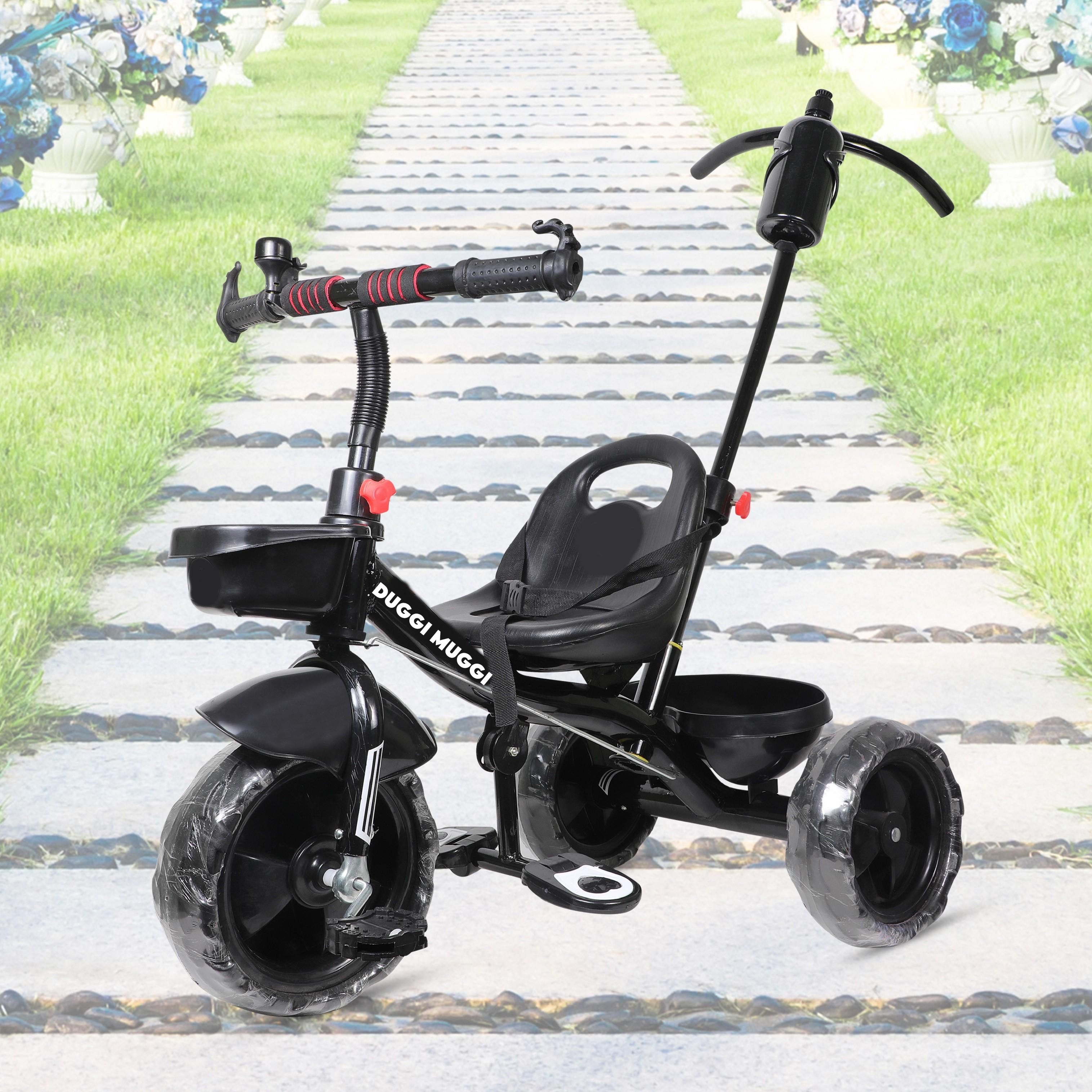 GOOD QUALITY BABY TRICYCLE WITH BASKET AND PARENT HANDLE BEST TRIKE IN ONLINE MARKET Tricycle-image-37
