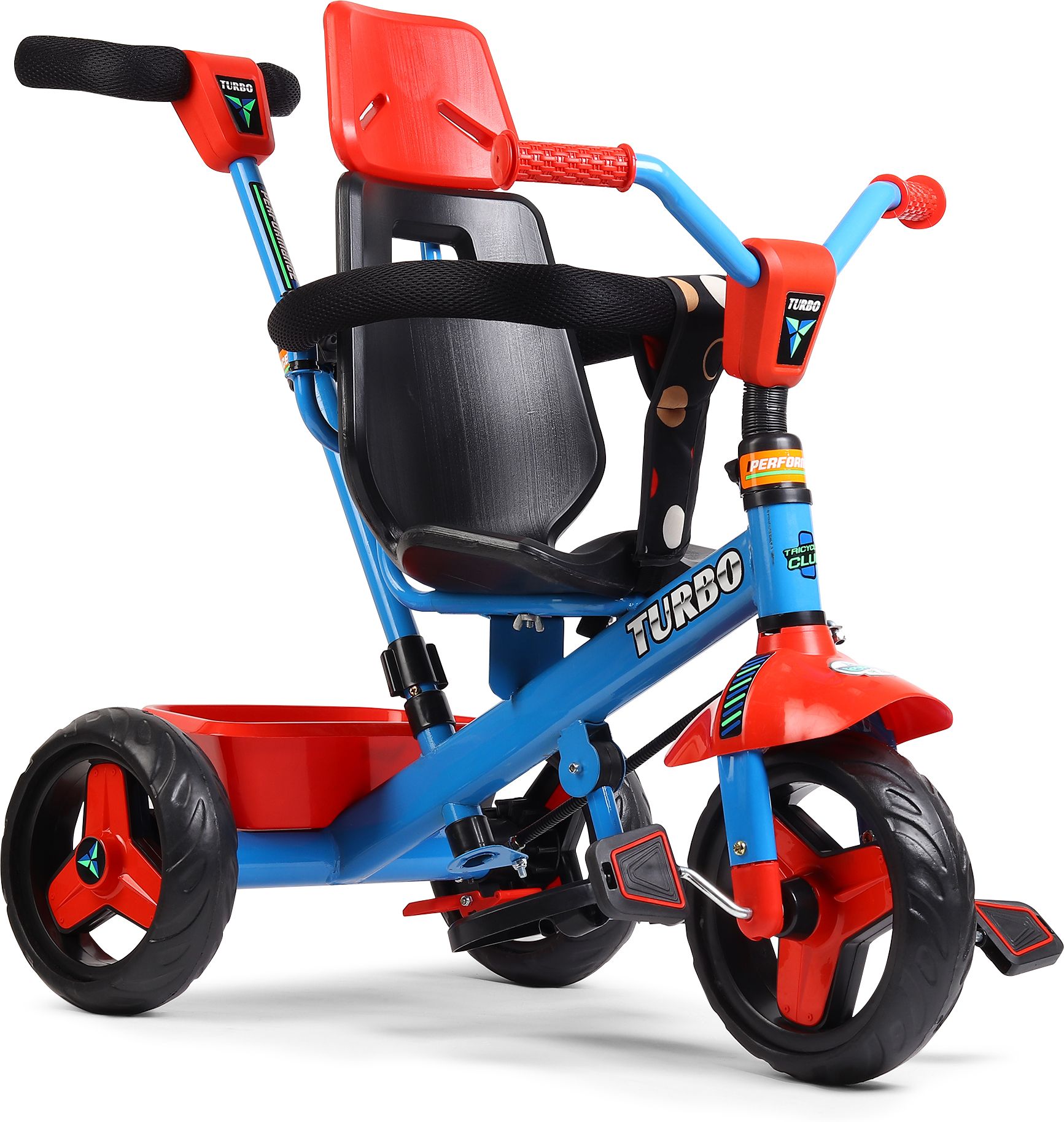 Turbo Parental Tricycle Tricycle For Kids - Safe, Sturdy, And Stylish Ride-On Toy For Kids Tricycle-image-9