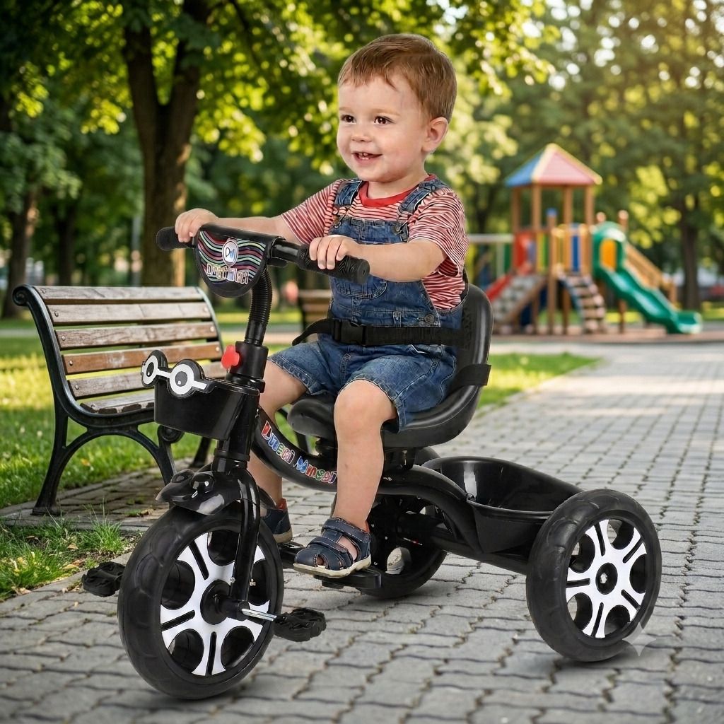 dugri Tricycle with seat belt, Storage Basket and Safety Comfort Seat with Seat Belt Tricycle Tricycle-picture-48