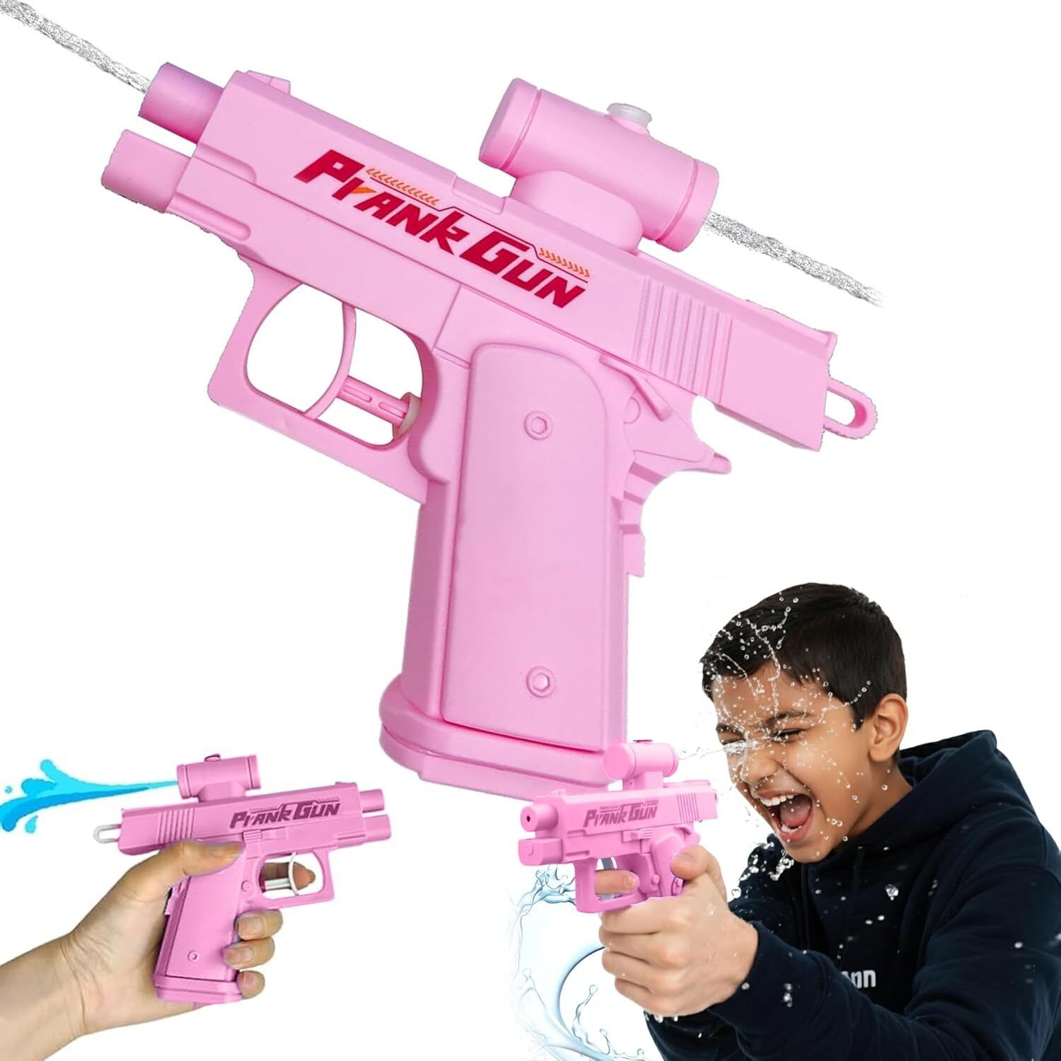 Prank Two-Way Water Gun Toy | Double Spray Squirt Gun for Holi Water Gun Water Gun-image-27