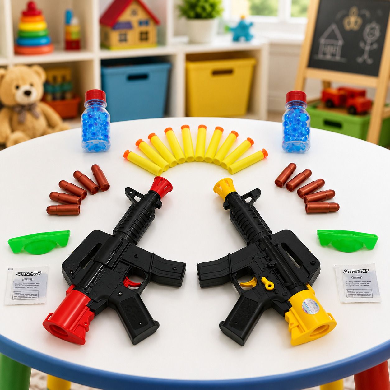 8088 Soft Dart Shooting Toy Gun Set for Kids Guns & Darts-image-42