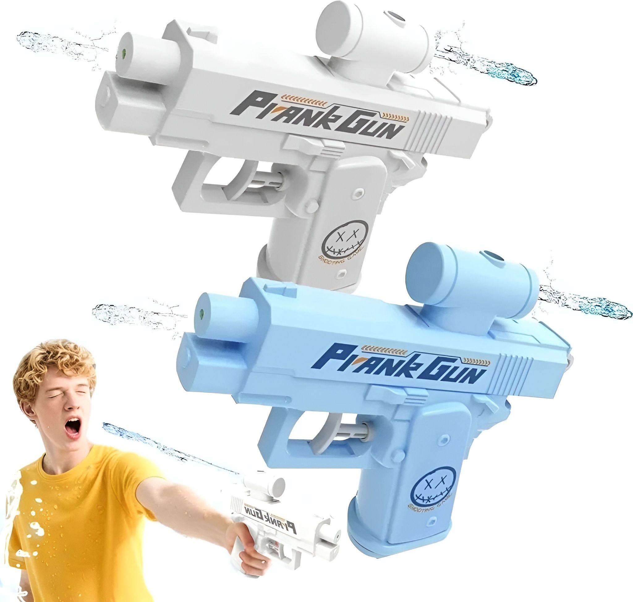 Prank Two-Way Double Spray Gun Combo-Holi Adults Fun Party & Office (Pack Of 2) Water Gun-image-25