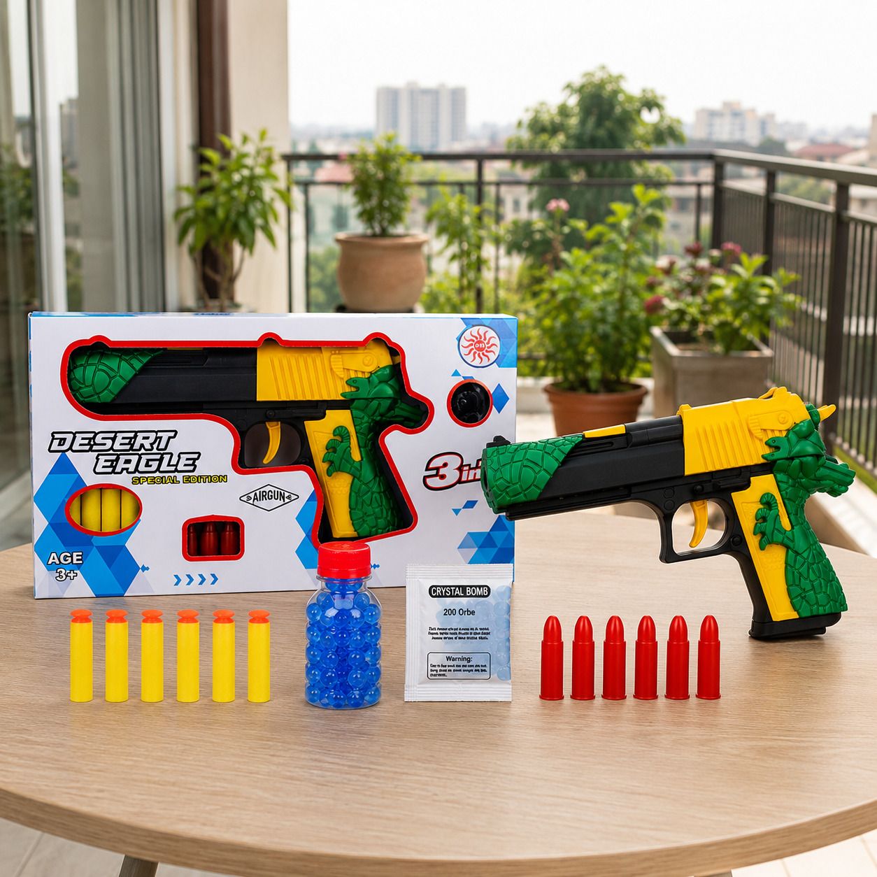 diamond spring Desert Eagle Adventure Toy Gun | Soft Foam & Water Shooting Gun Guns & Darts-picture-24