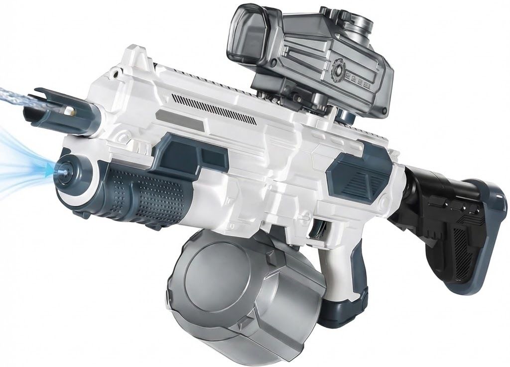 Modern White Water Gun for Kids Summer Fun and Holi Celebrations Water Gun-image-49