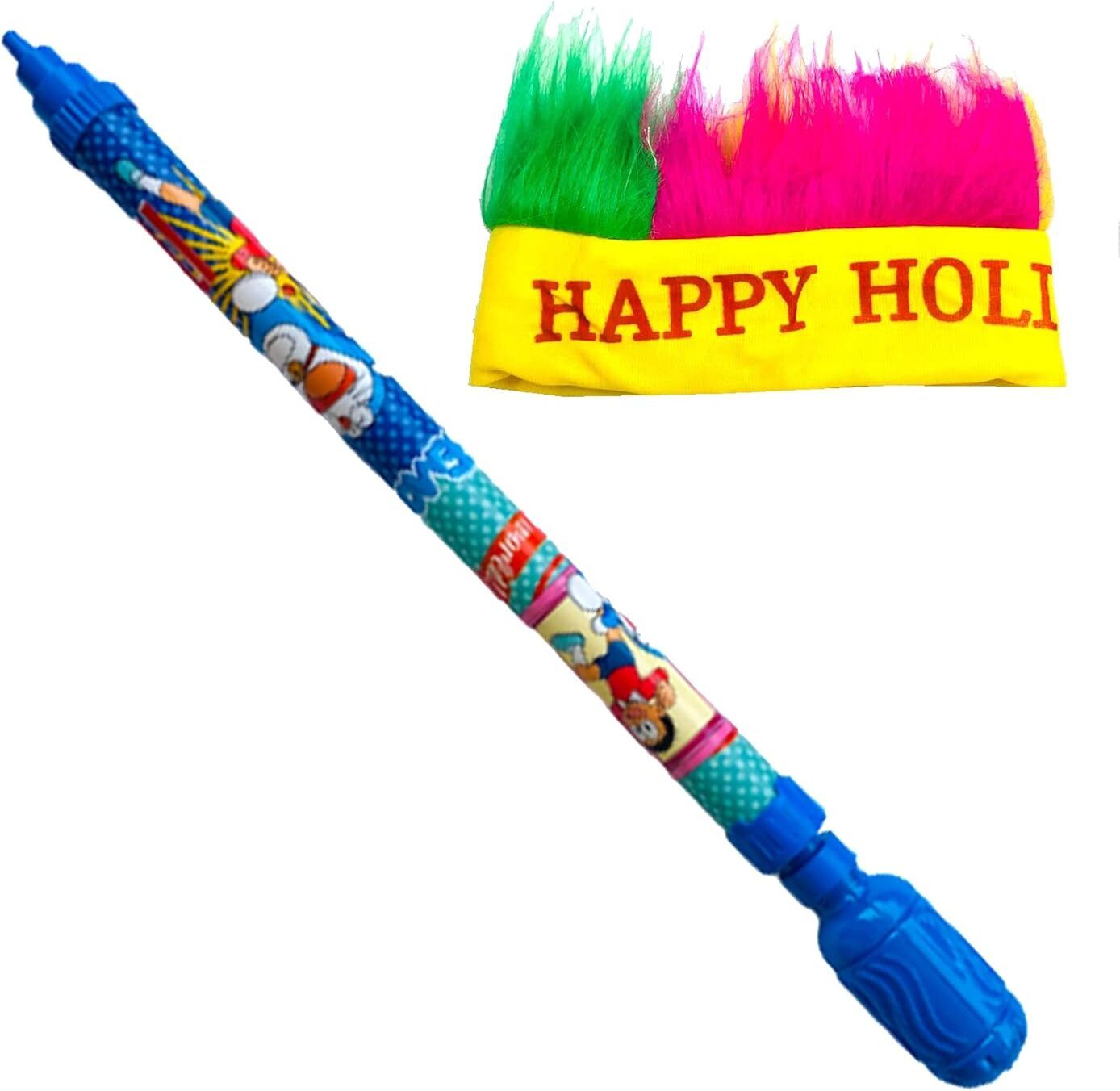 Holi Combo Water Gun High Pressure Pichkari and Colorful Holi Cap Holi Festival Water Gun-image-15