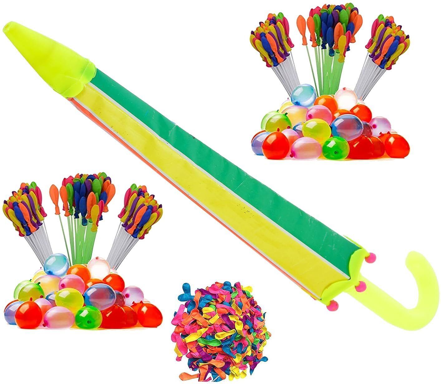 (1 Umbrella Pichkari + 6 Magic Balloon + 100 Water Balloon)Kids Holi Combo Water Gun-image-43