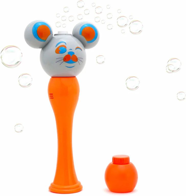 chanakk Cat Face Bubble Gun for Kids 3+ Yrs | Bubble Blower with Light & 100ml Solution Guns & Darts-picture-10