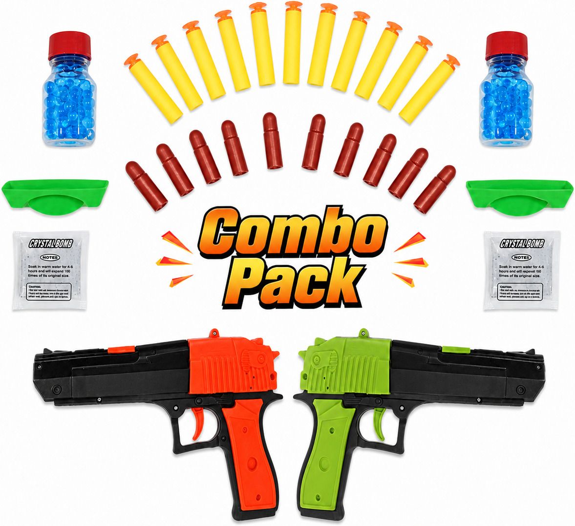 5088 Plastic & Dart Bullet Toy Gun Set for Indoor and Outdoor Play (Pack of 2) Guns & Darts-image-13