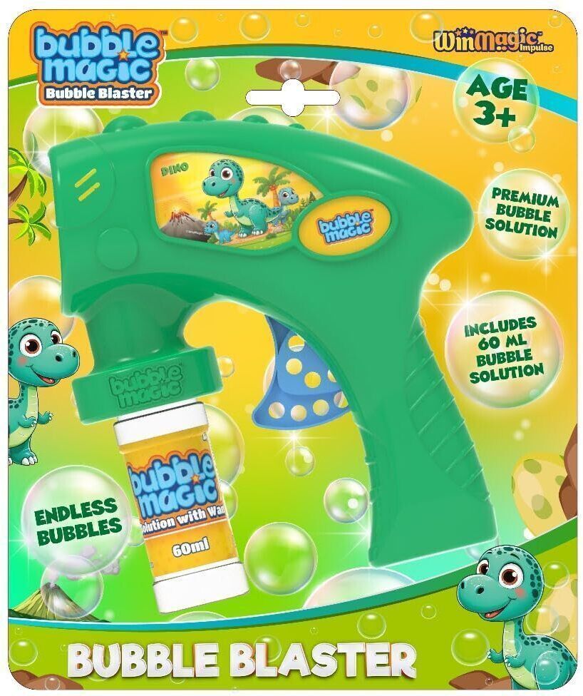 Bubble Blaster - Dino Machine With Solutions For Kids Water Gun-image-20