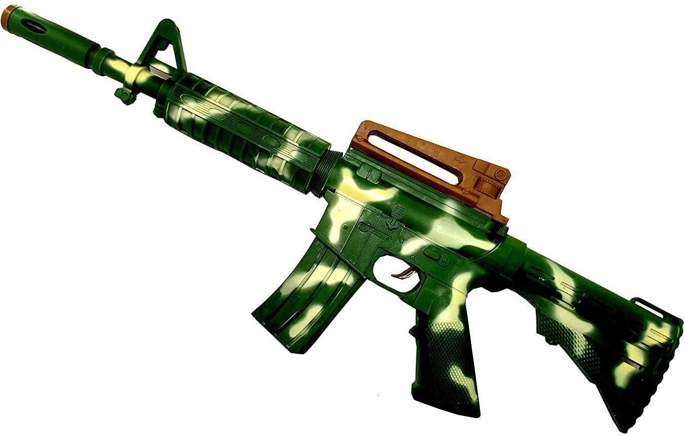 New Army Gun Kids Playing Indoor/Outdoor Target Shooting Toy with Soft Bullets Guns & Darts-image-49