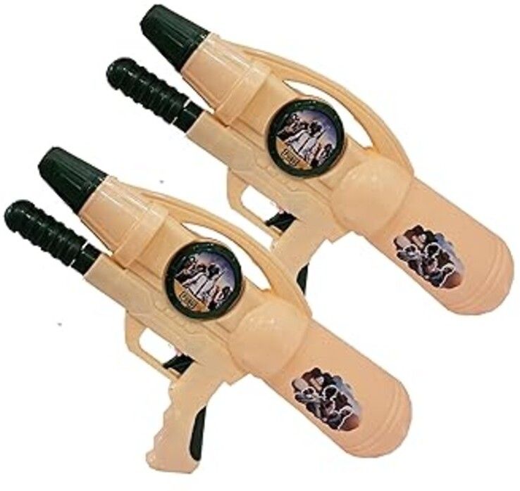 brown leaf 2 Water Gun Toy Pichkari For Kids For Holi Party Favor Water Gun-picture-32