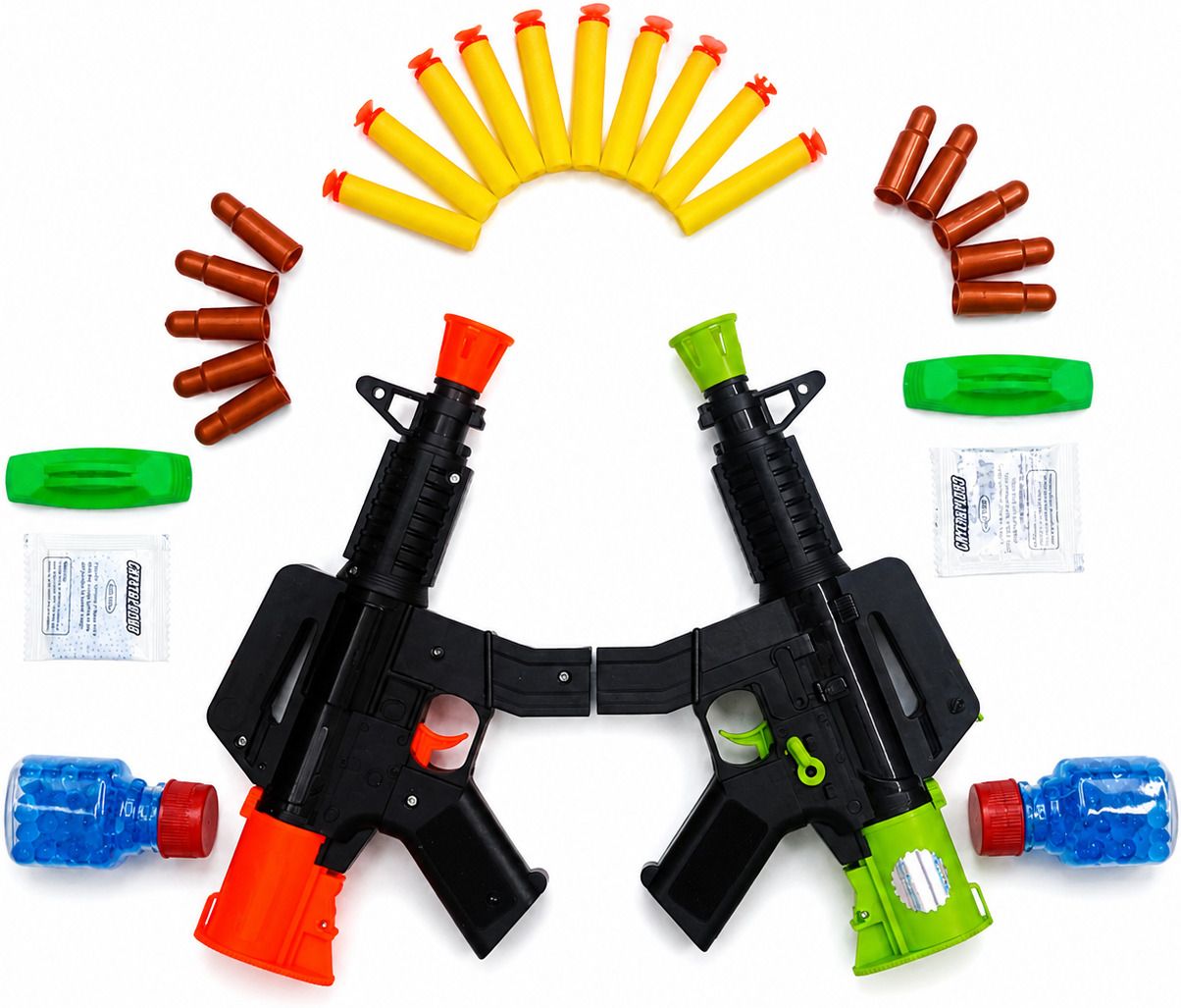 diamond spring 8088 Safe Soft Bullet Gun Combo for Kids with Foam Dart Bullets (Pack of 2) Guns & Darts-picture-14