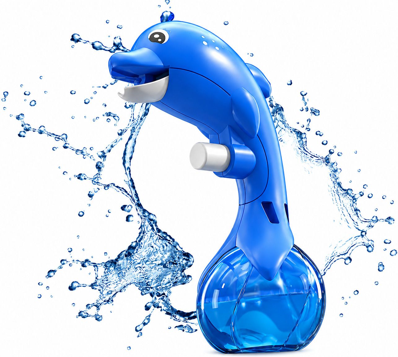 Dolphin Water Gun Press Spray Pichkari Leakproof Bottom Tank Pool Outdoor Toy Water Gun-image-30