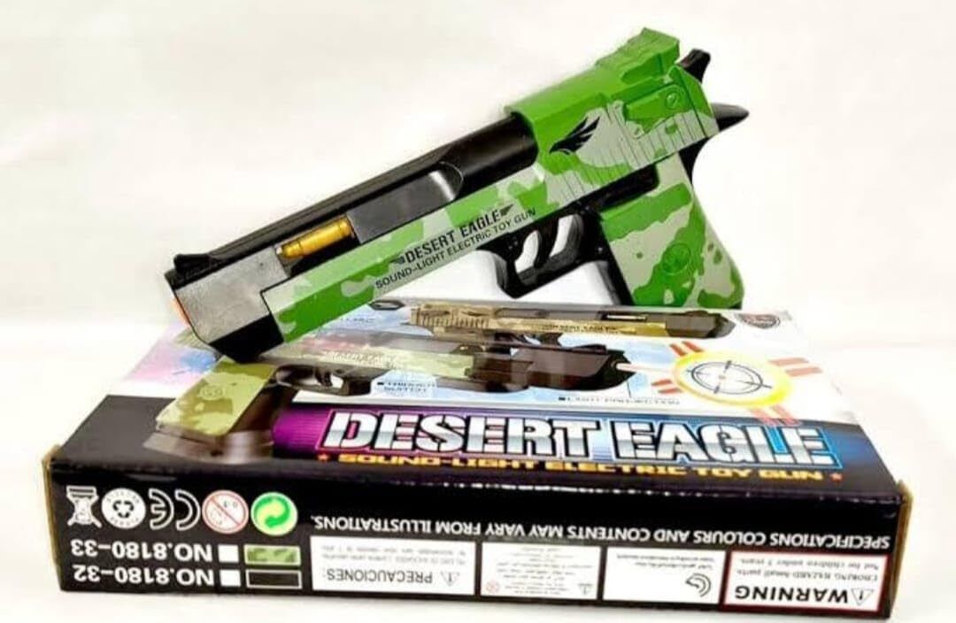 kidscorner Projection Desert Eagle Pistol Toy Gun for Kids with Telescopic Diwali Gun-picture-44