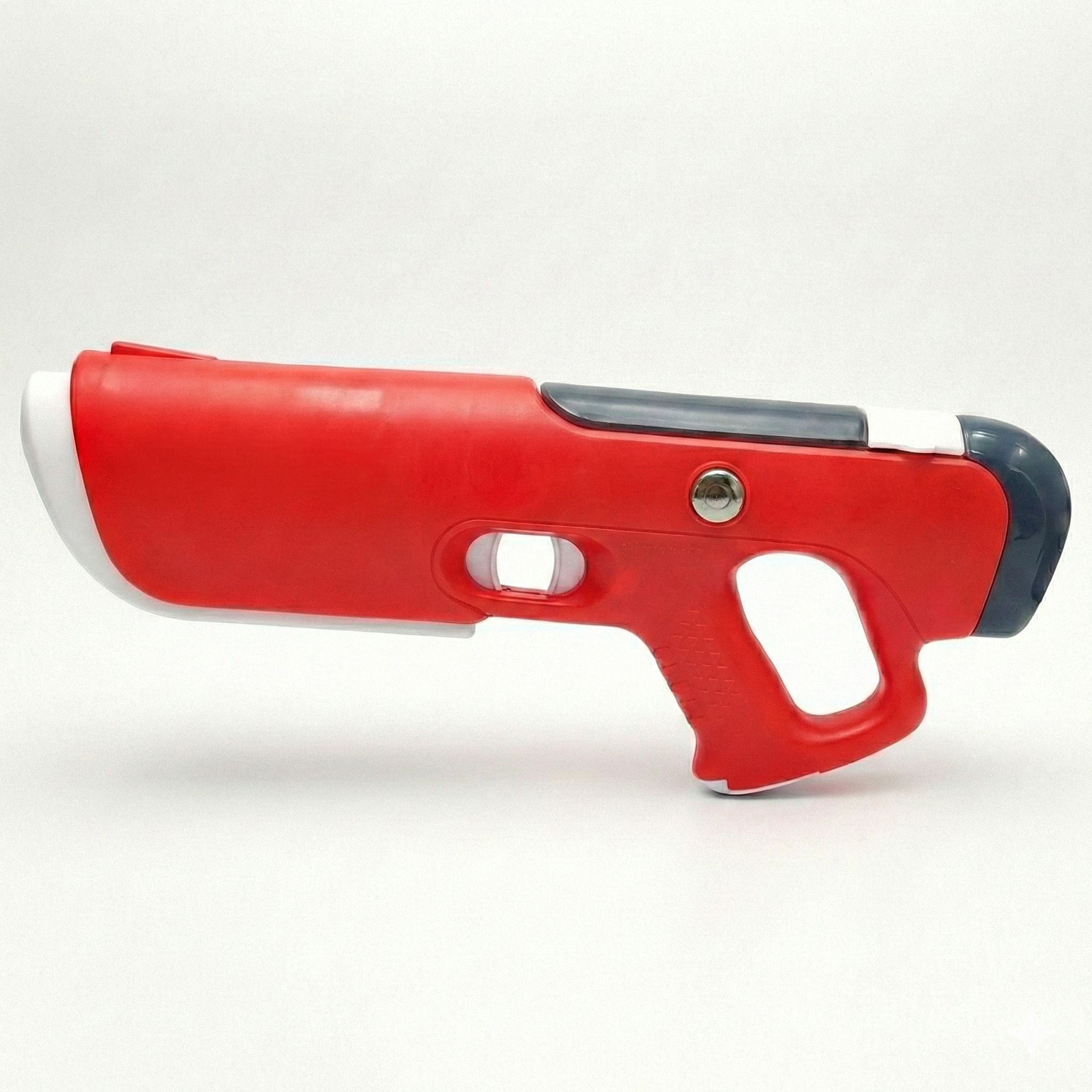 Red Futuristic Toy Gun Blaster with Dark Gray Accents for Kids Pretend Play Water Gun-image-37