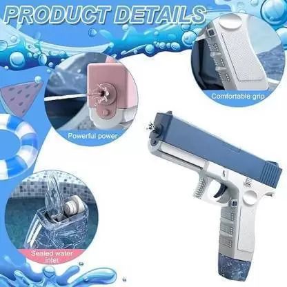 Electric Water Guns with 35 Ft Long Range High Pressure Blaster Toys for Holi Water Gun-image-37