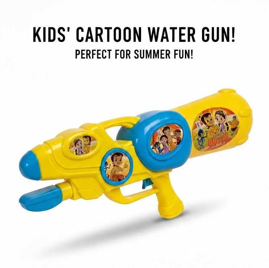 Holi Pichkari Water Gun for Kids | High Pressure 700ml Tank | Long Range Toy Water Gun-image-1
