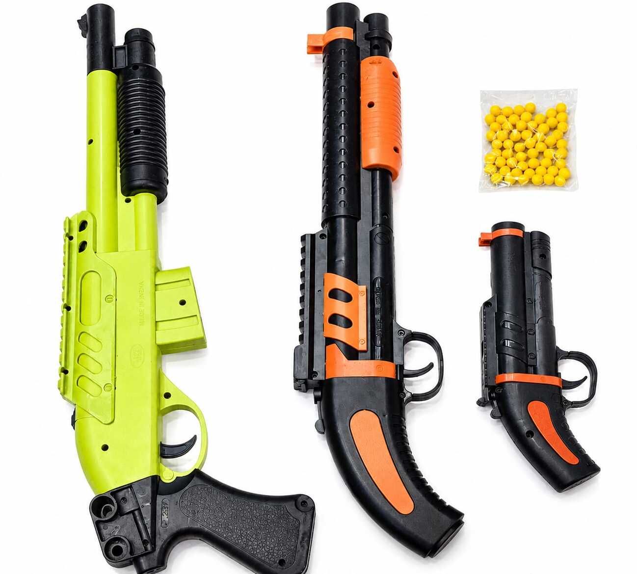 SET OF 3 TOY GUN WITH BB BULLETS/ SNIPPER SET Darts & Plastic Bullets-image-35